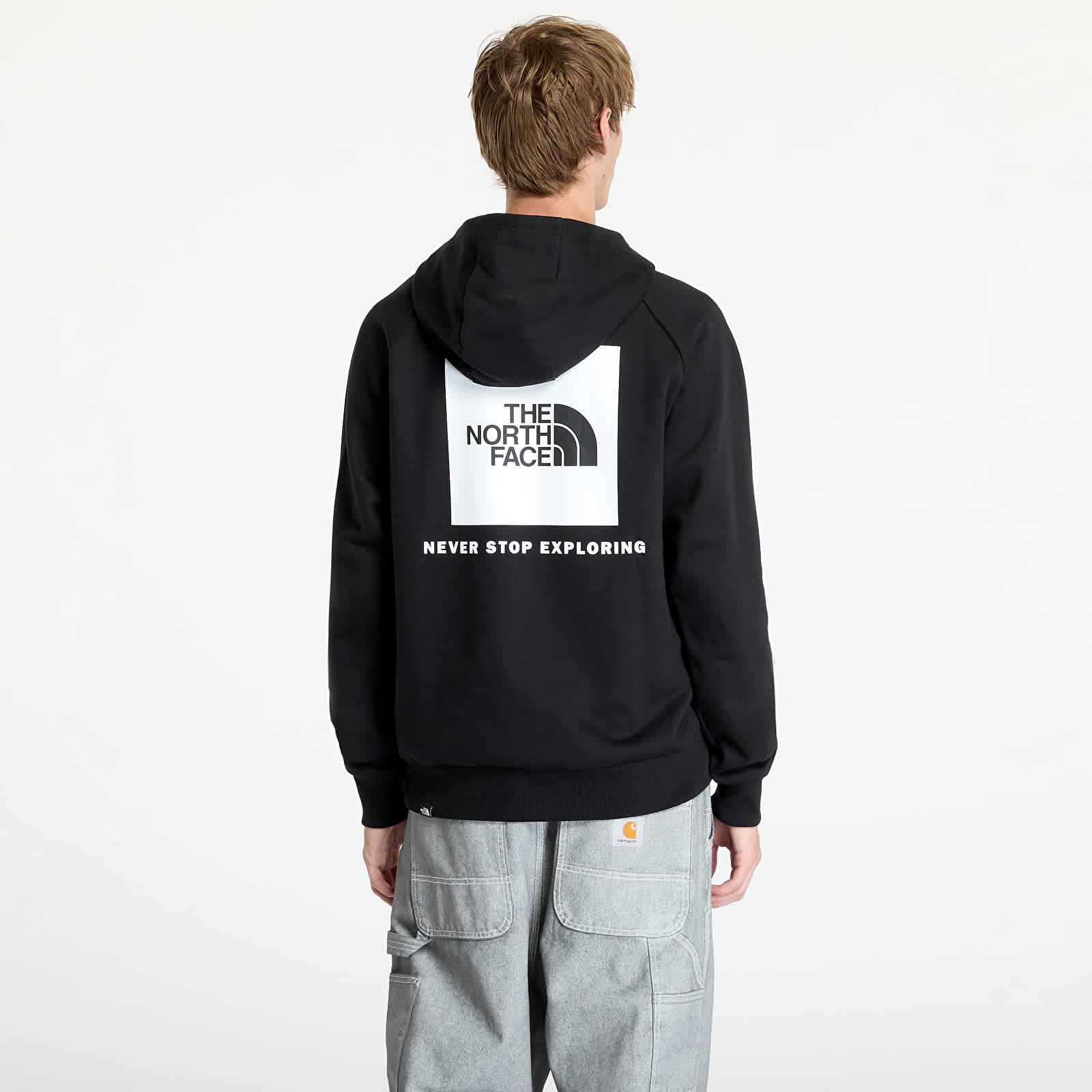 Pánské mikiny a svetry The North Face Raglan Red Box Hoodie Black
