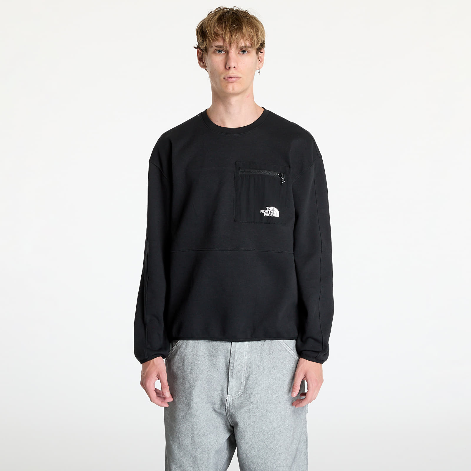 Pánske mikiny a svetre The North Face Tnf Tech Crew Tnf Black