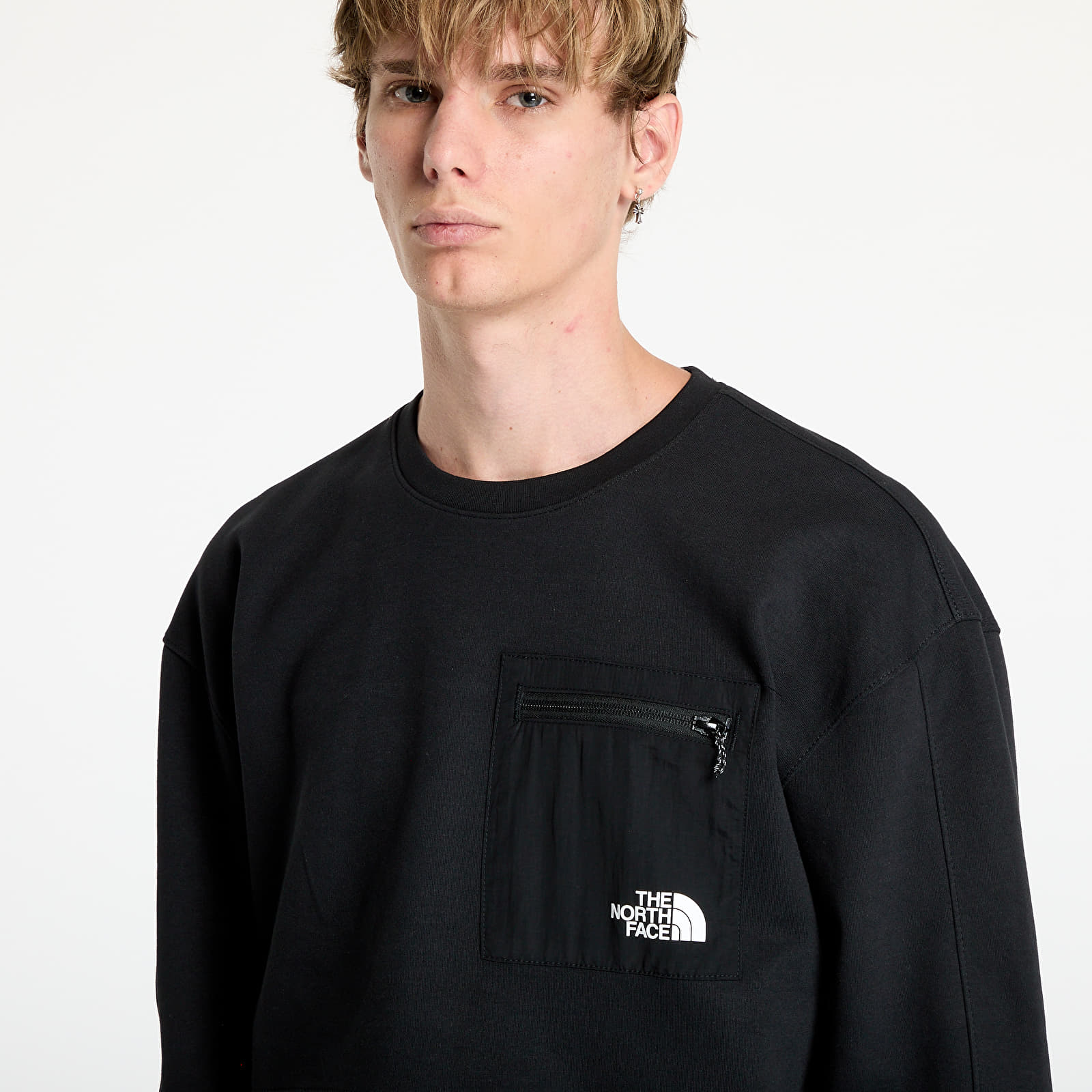 Pánske mikiny a svetre The North Face Tnf Tech Crew Tnf Black