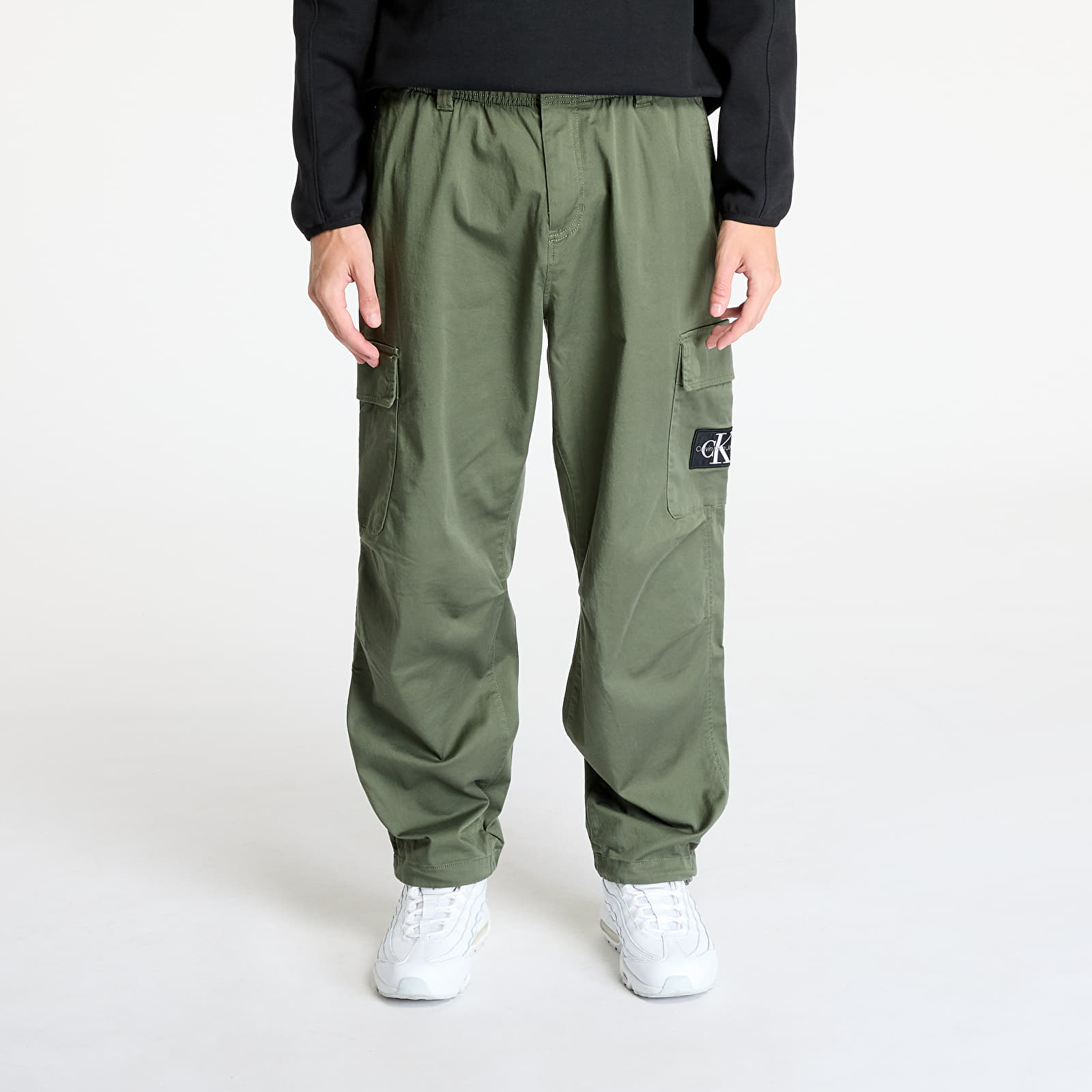 Vīriešu bikses Calvin Klein Jeans Essential Regular Ca Green