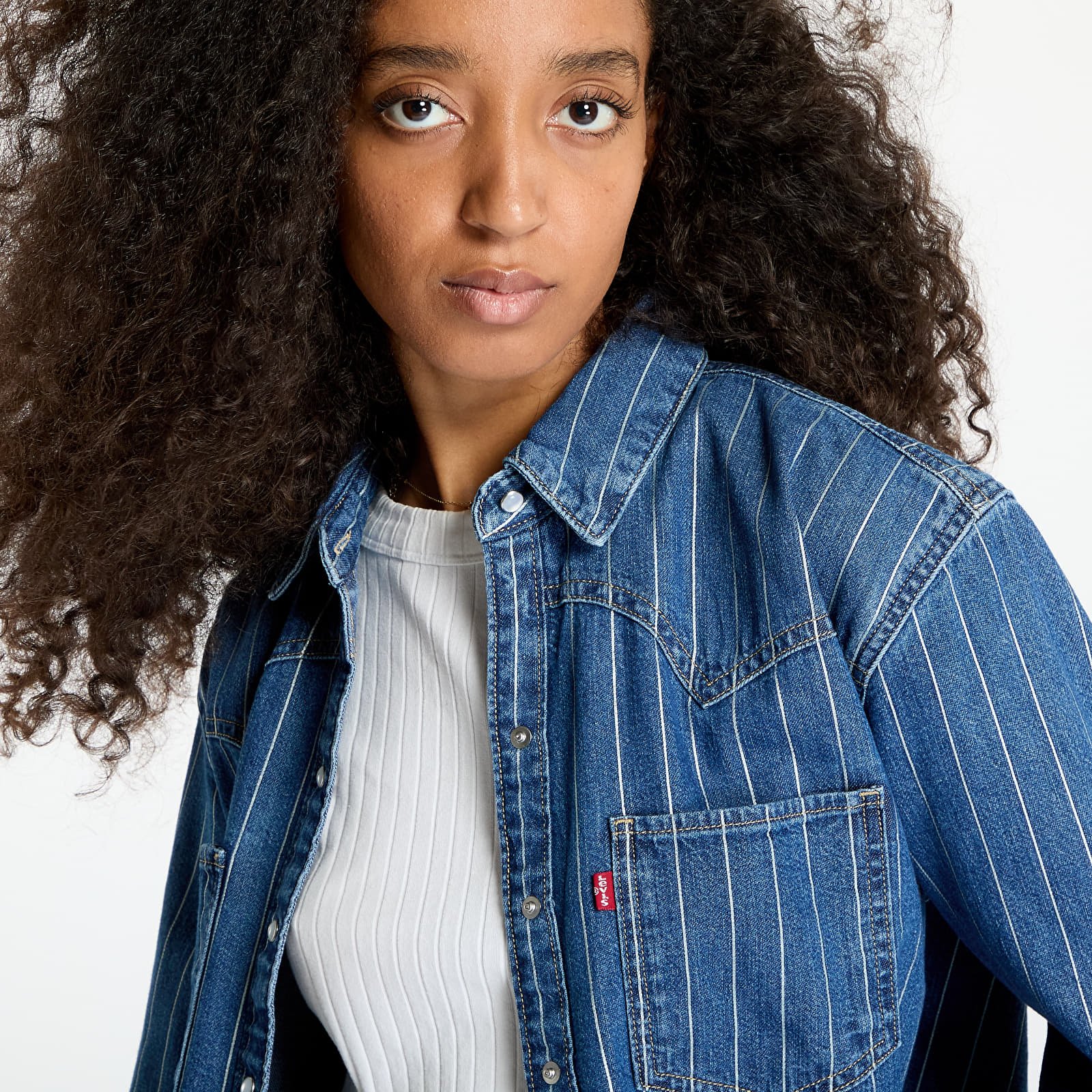 Camisas Levi's® Teodora Western Shirt Blue