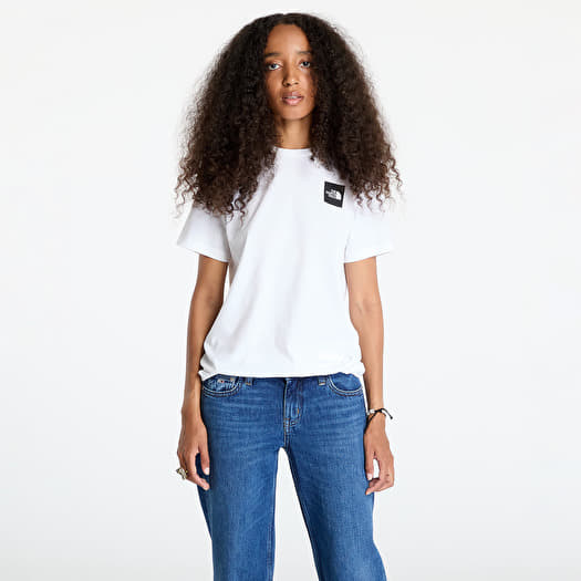 White North Face Shirts Womens The North Face Cotton T-shirt W S/S
