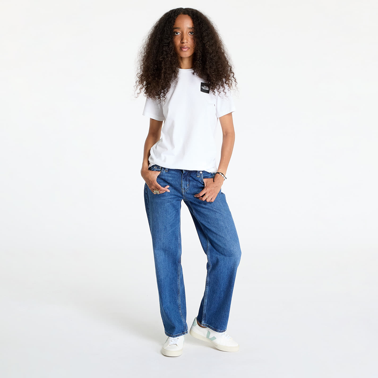 T-shirts til kvinder The North Face W Relaxed Fine Short Sleeve Tee Tnf White