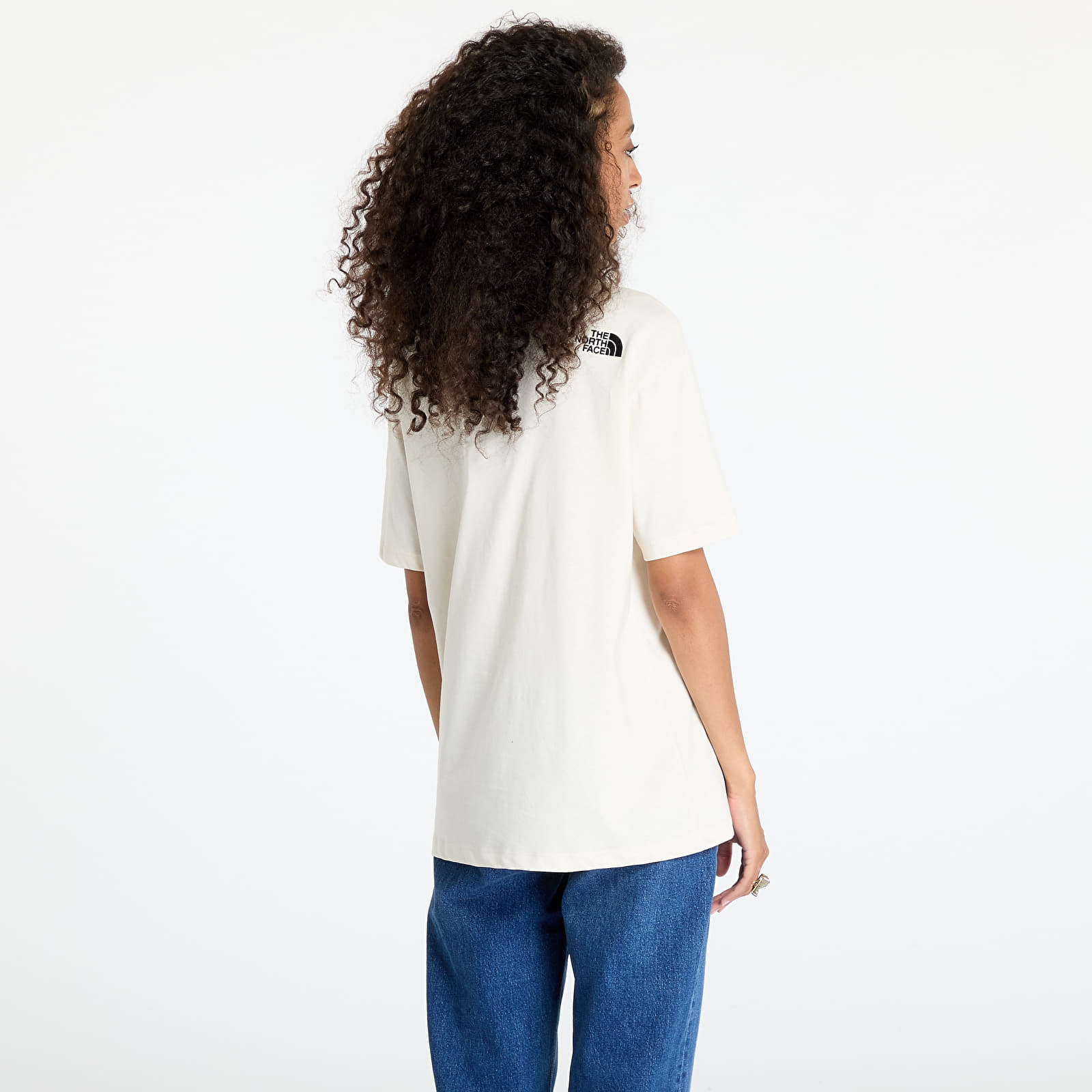 Naiste T-särgid The North Face W Essential Oversized Short Sleeve Tee White Dune