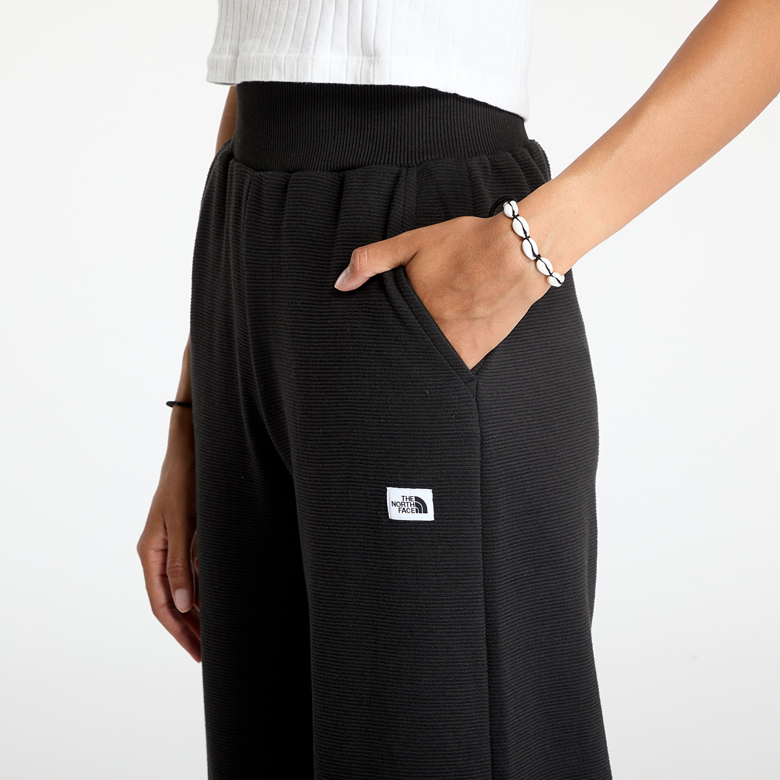 Women's Sweatpants The North Face W Hoden Wide Leg Jogger Tnf Black