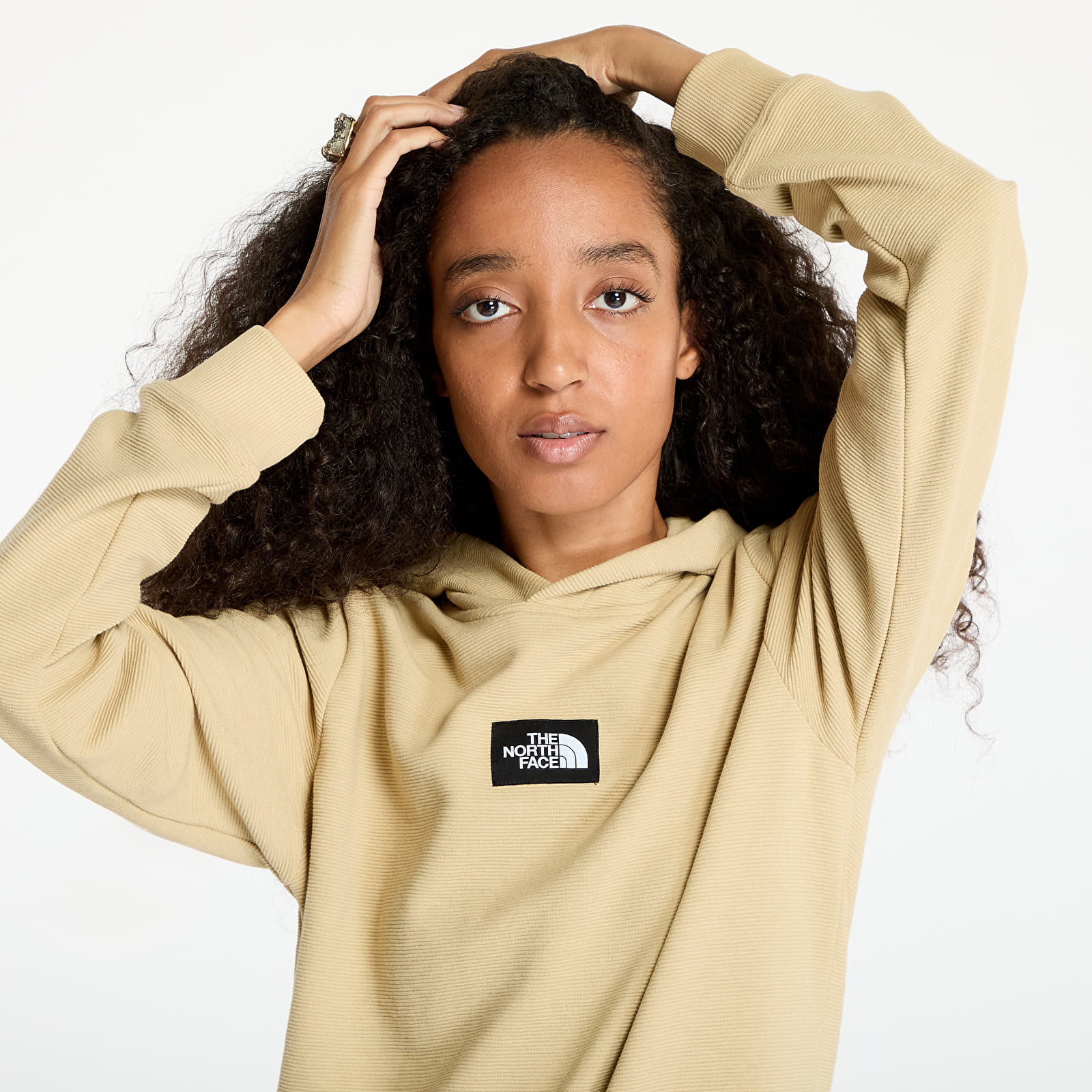 Sudaderas de mujer The North Face W Hoden Hoodie Khaki Stone