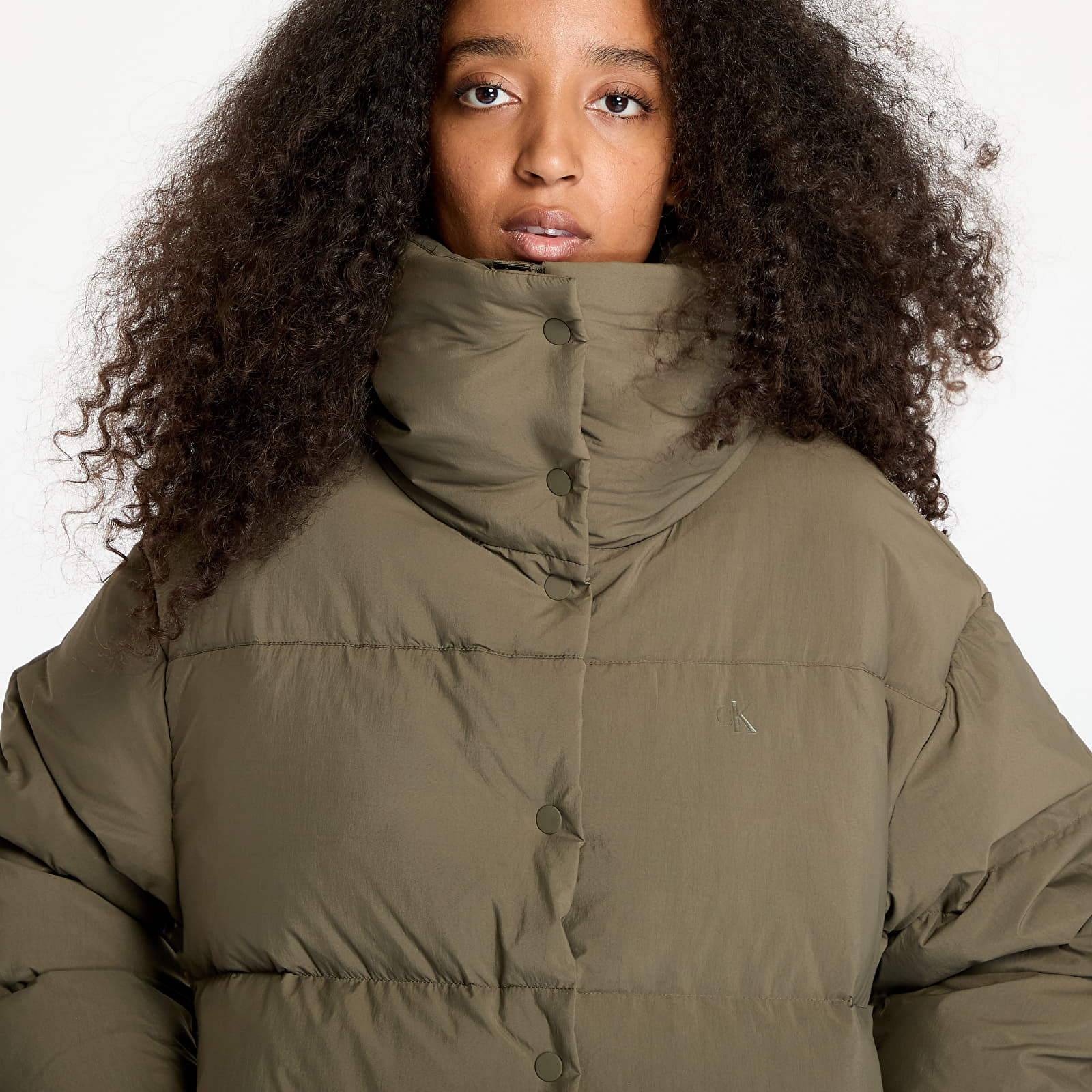 Naisten takit Calvin Klein Jeans Relaxed Puffer Jacket Gray