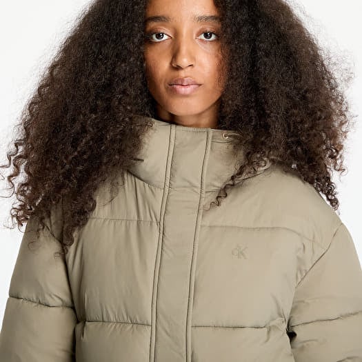 Calvin klein women's hooded down jacket best sale