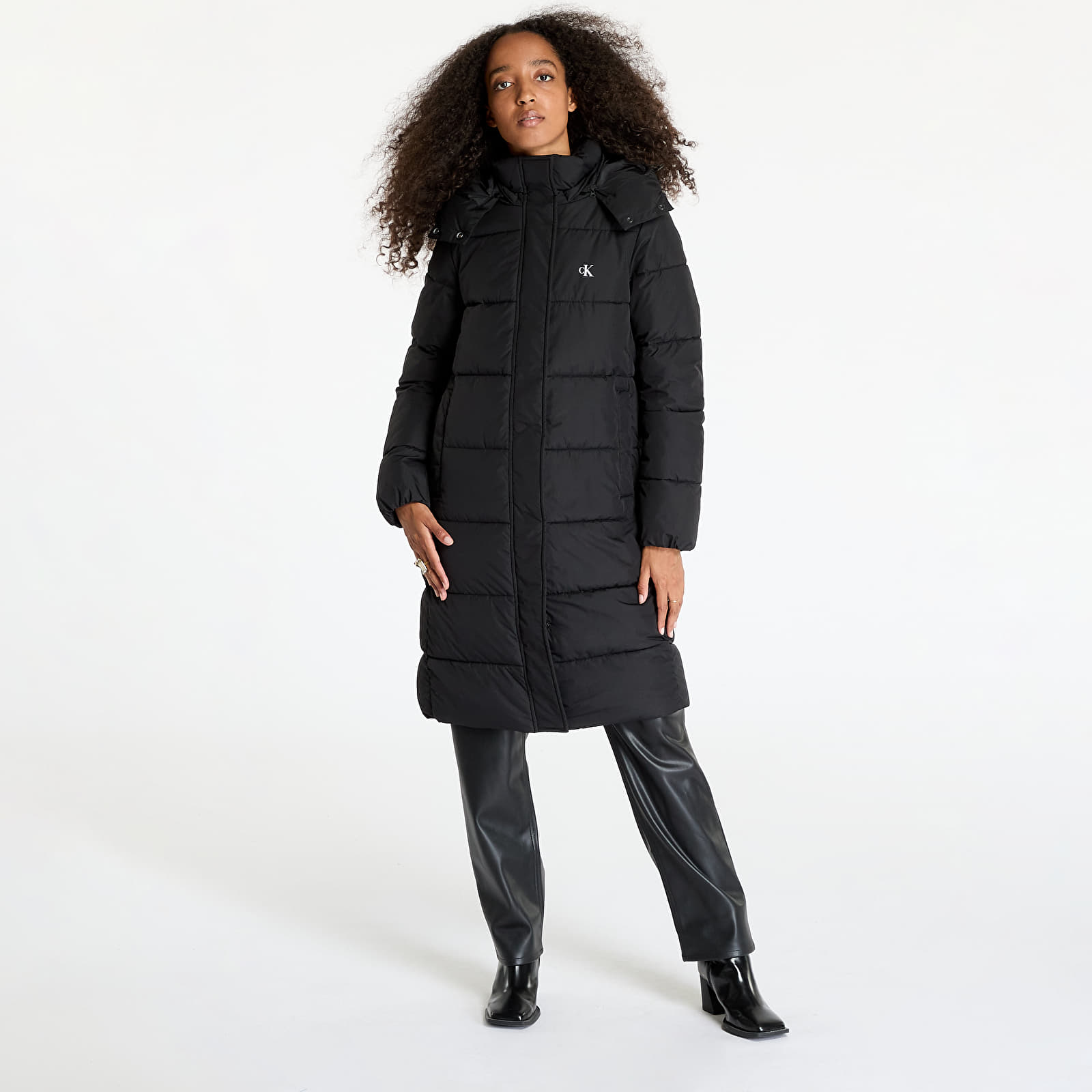 Γυναικεία σακάκια Calvin Klein Jeans Monologo Non Down Jacket Black