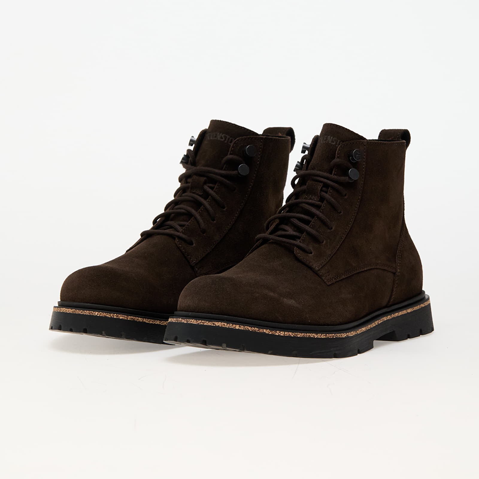 Boty Birkenstock Highwood Lace Mid M Leather Velvet Mocca