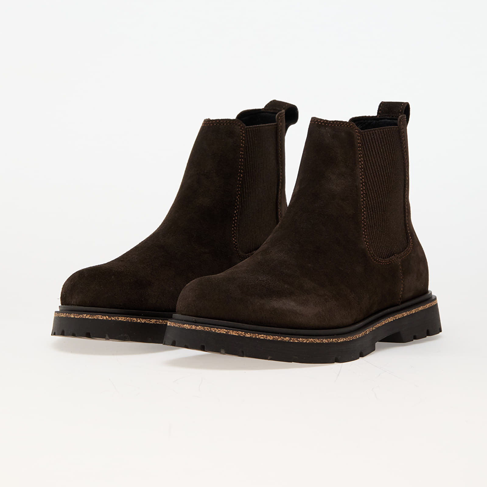 Schuhe Birkenstock Highwood Slip On Mid M Leather Velvet Mocca
