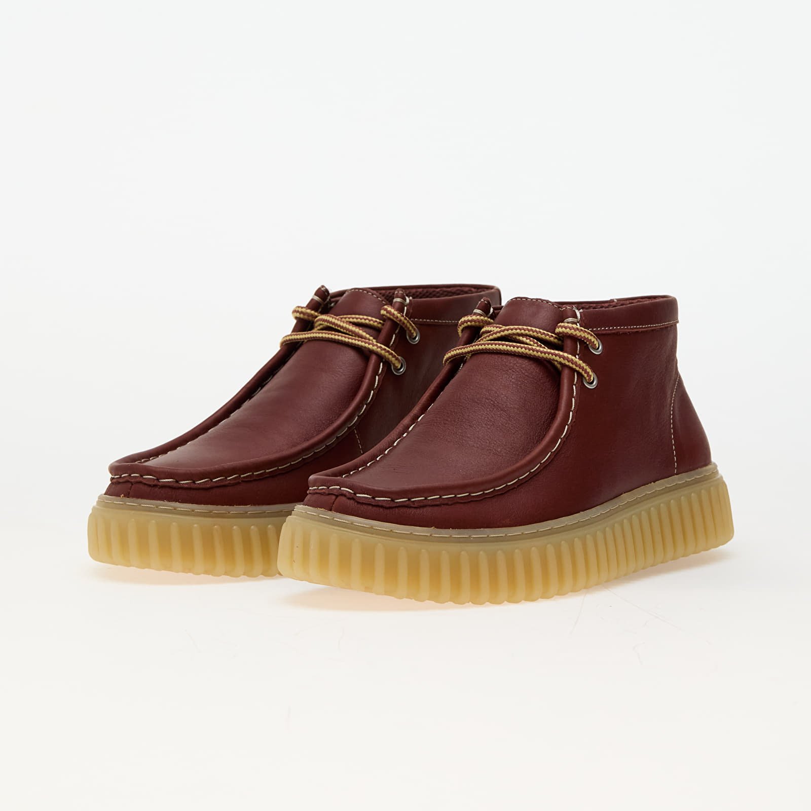 Shoes Clarks Torhill Hi Brown Leather