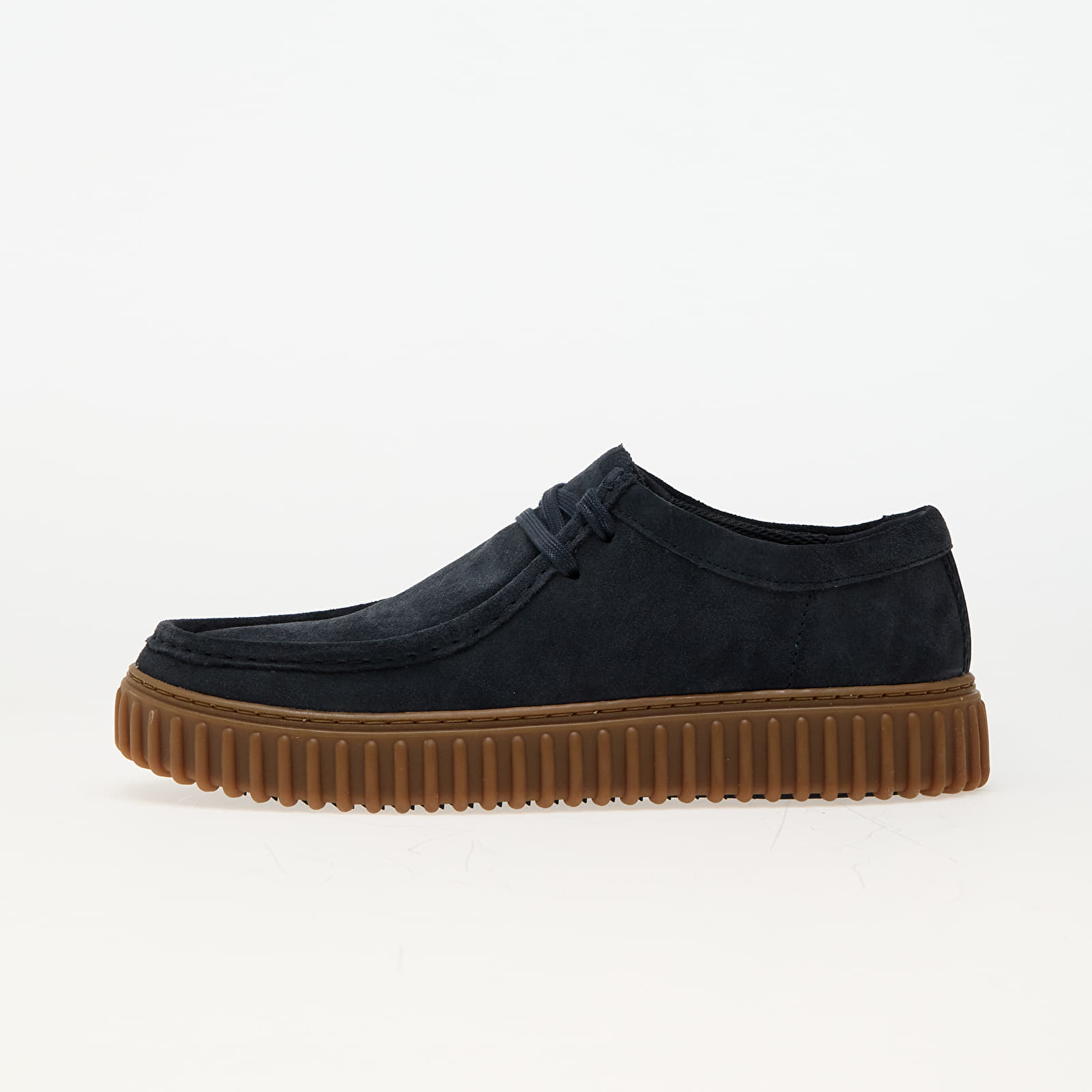 Pánské tenisky a boty Clarks Torhill Lo Navy Suede