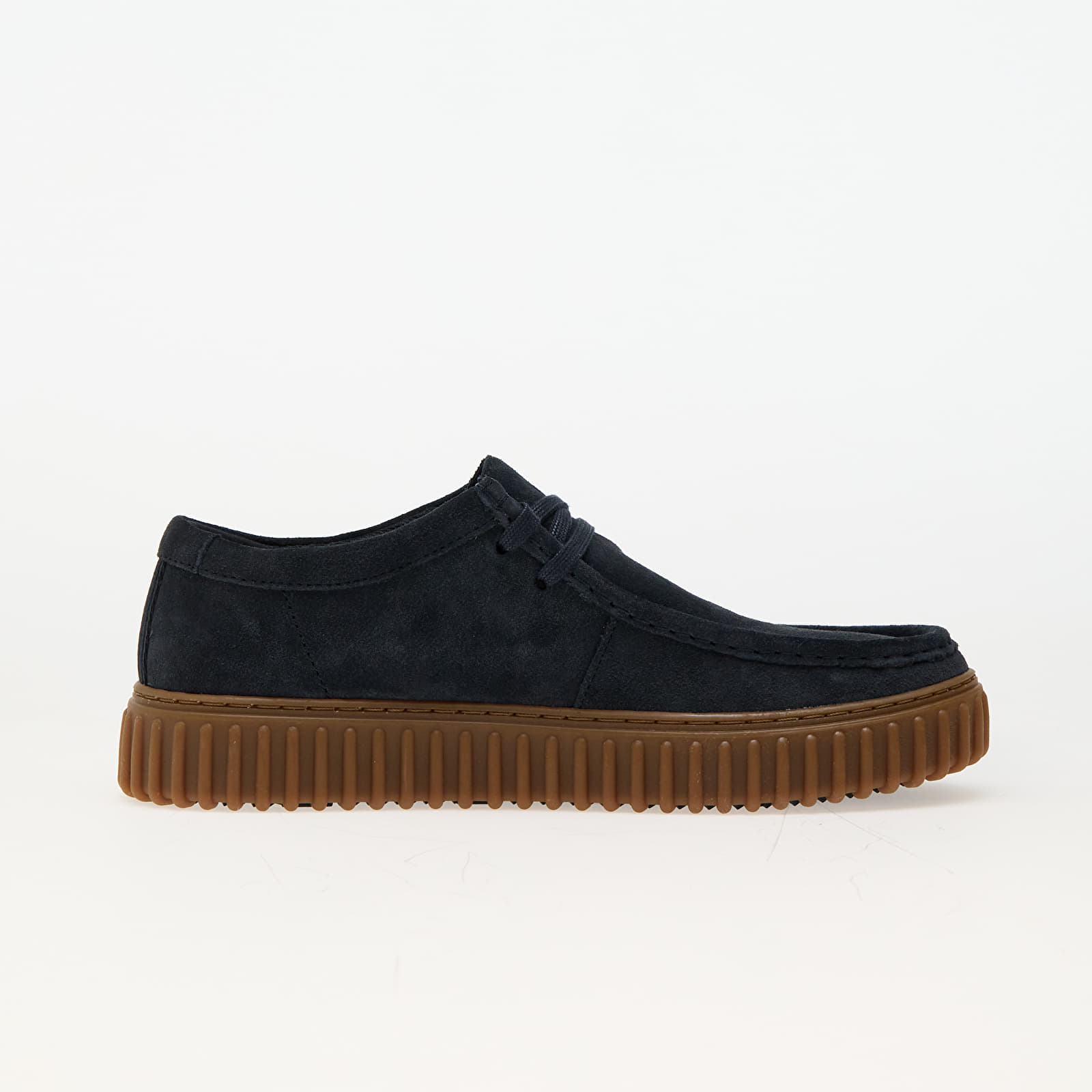 Pánské tenisky a boty Clarks Torhill Lo Navy Suede