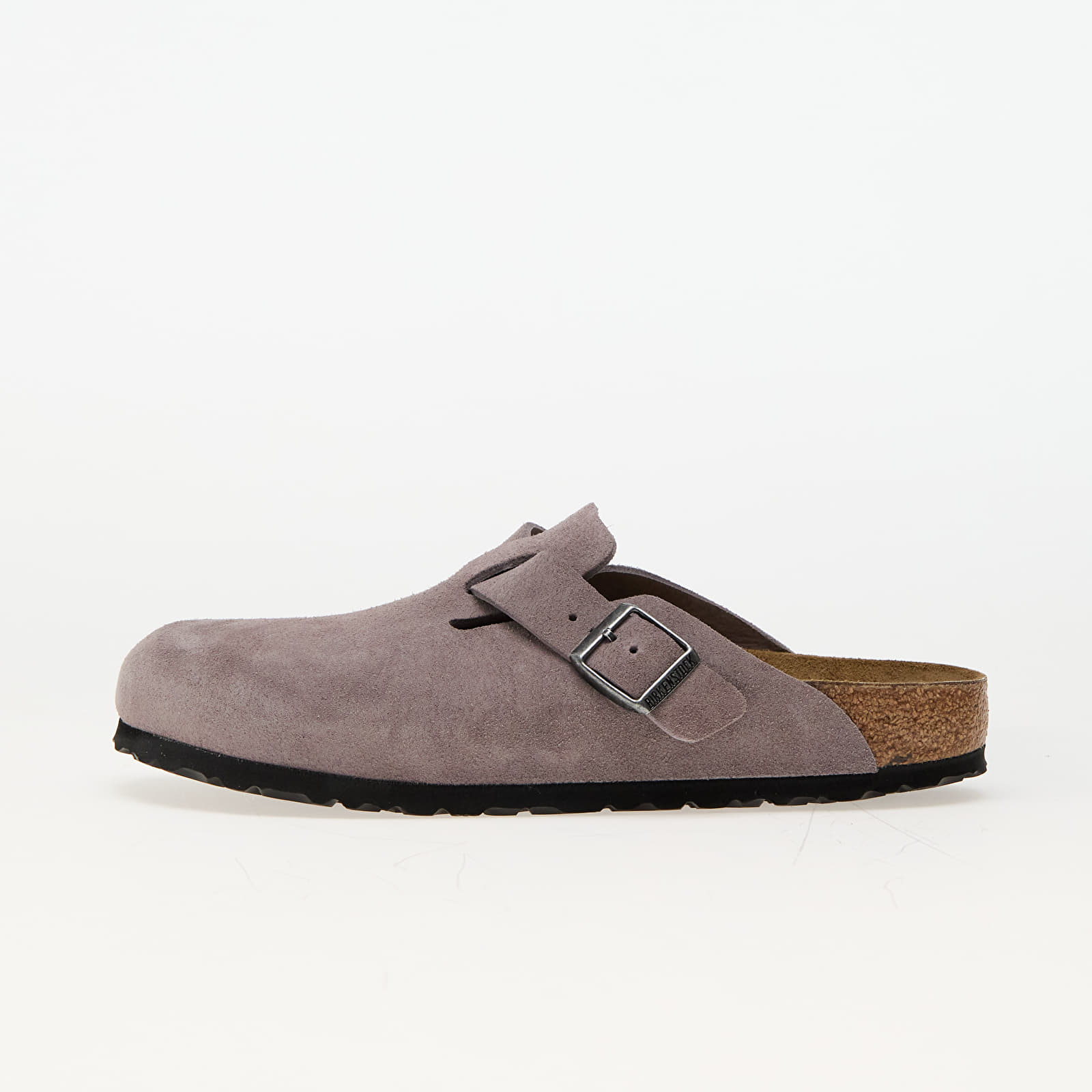 Shoes Birkenstock Boston Leather Velvet Faded Purple