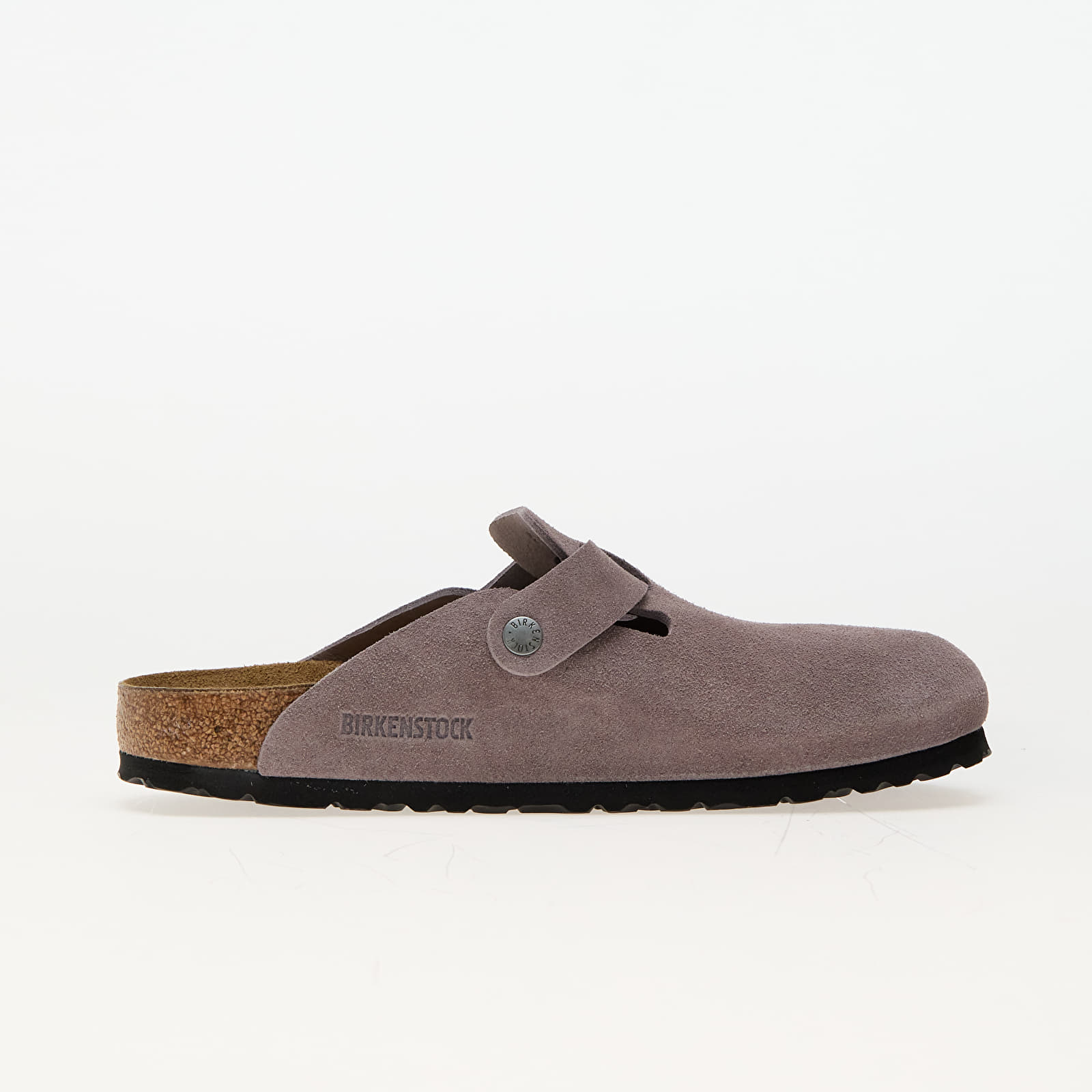 Shoes Birkenstock Boston Leather Velvet Faded Purple