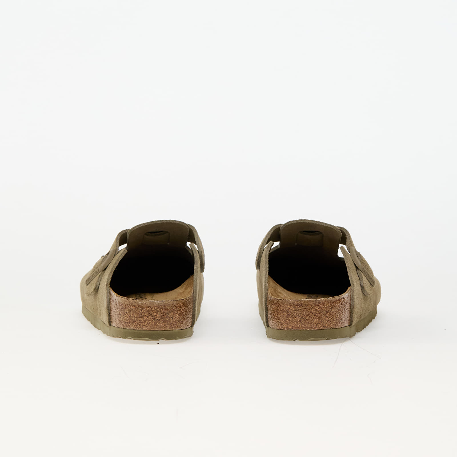 Cipele Birkenstock Boston Leather Velvet Faded Khaki