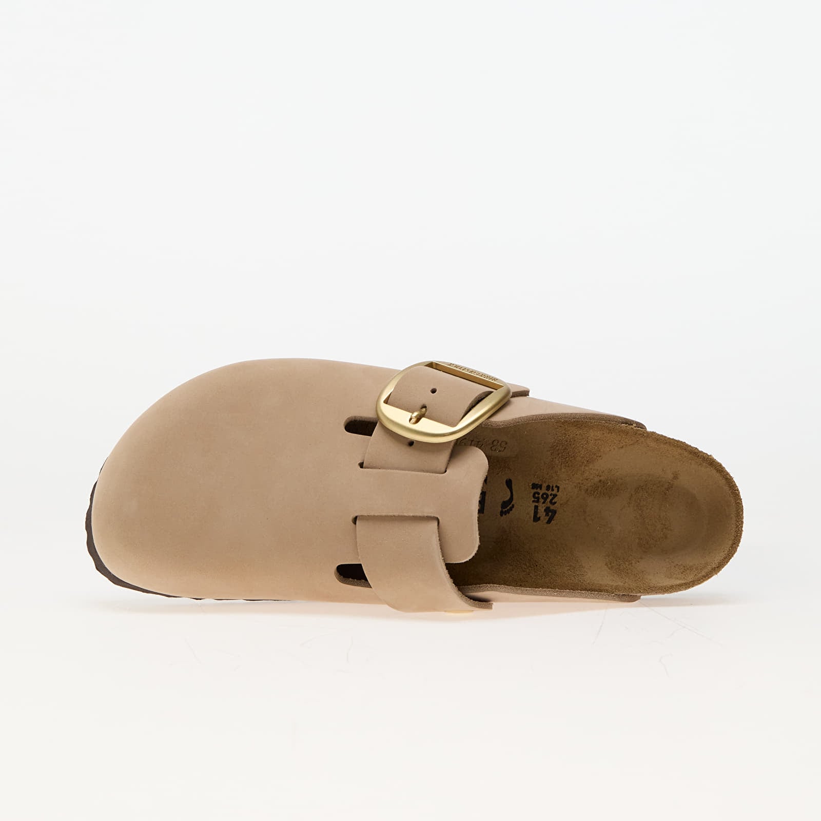 Chaussures Bieknstock Boston Big Buckle Leather Nubuck Sandcastle