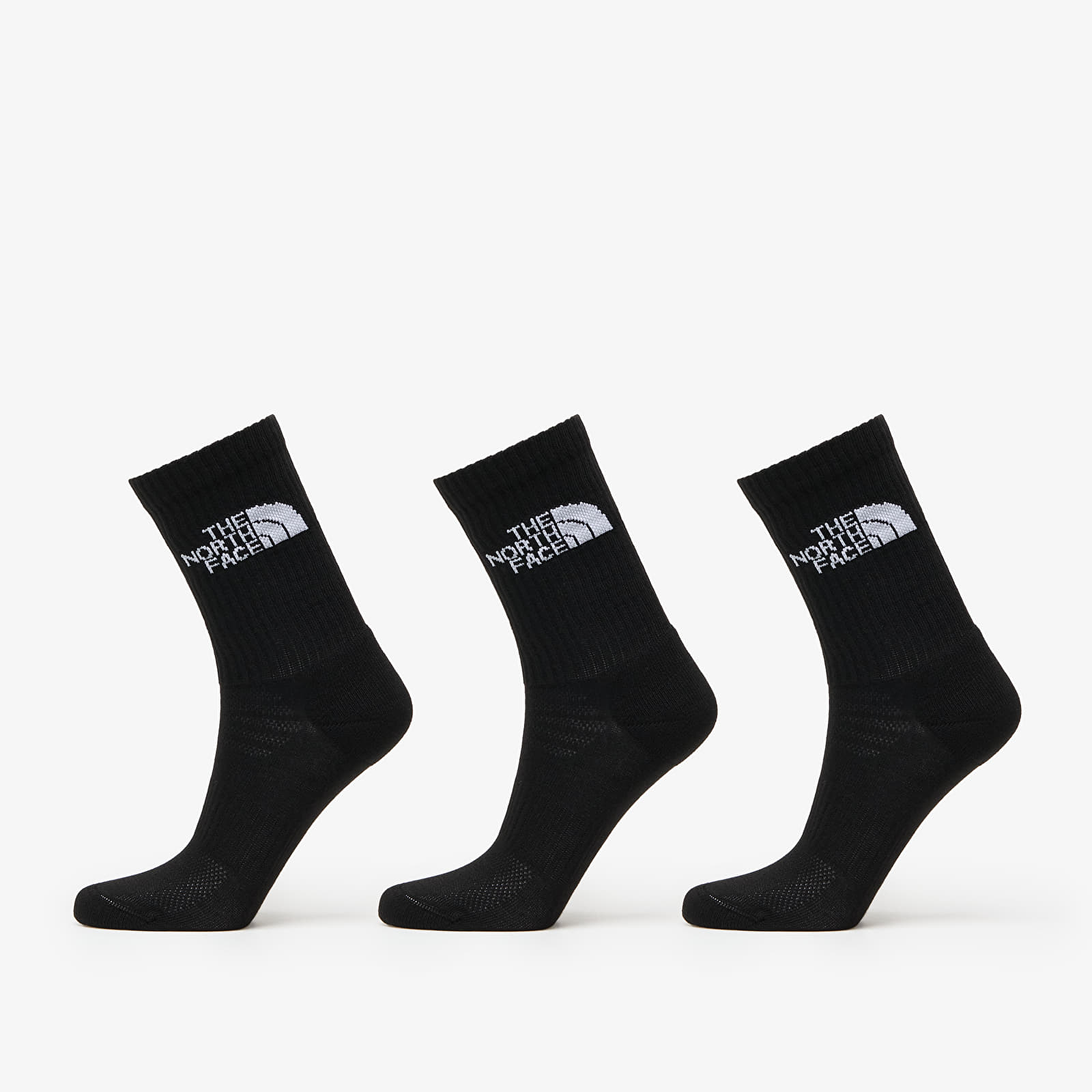 Muške čarape The North Face Multi Sport Cush Crew Sock 3-Pack Tnf Black