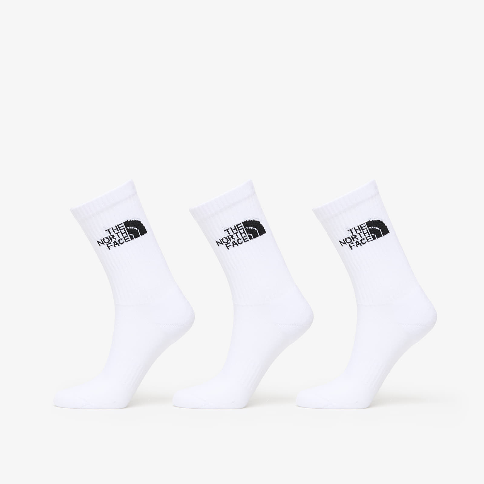 Men s socks The North Face Multi Sport Cush Crew Sock 3 Pack Tnf White Queens