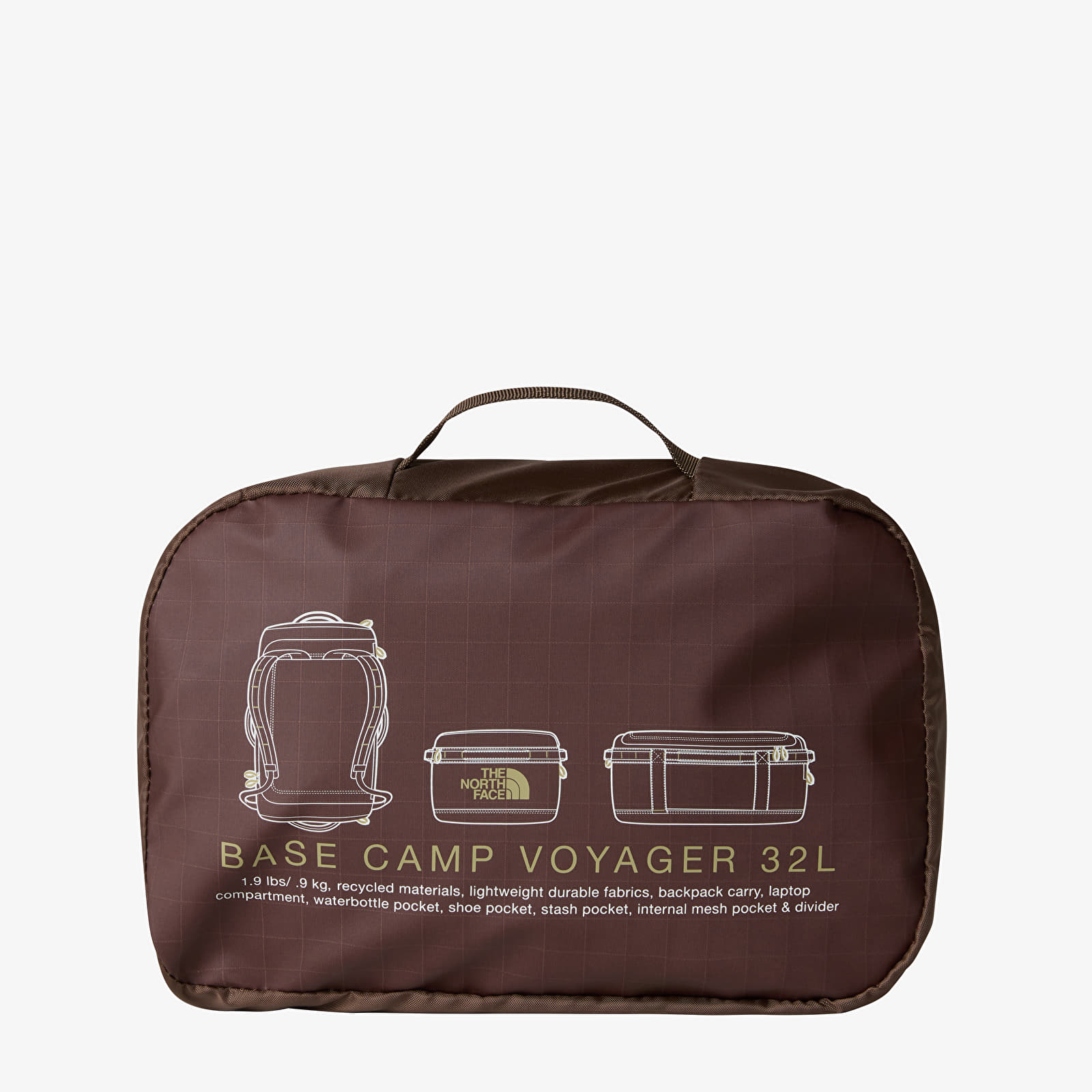 Mochilas y bolsas The North Face Base Camp Voyager Duffel 32L Smokey Brown/ Khaki Stone