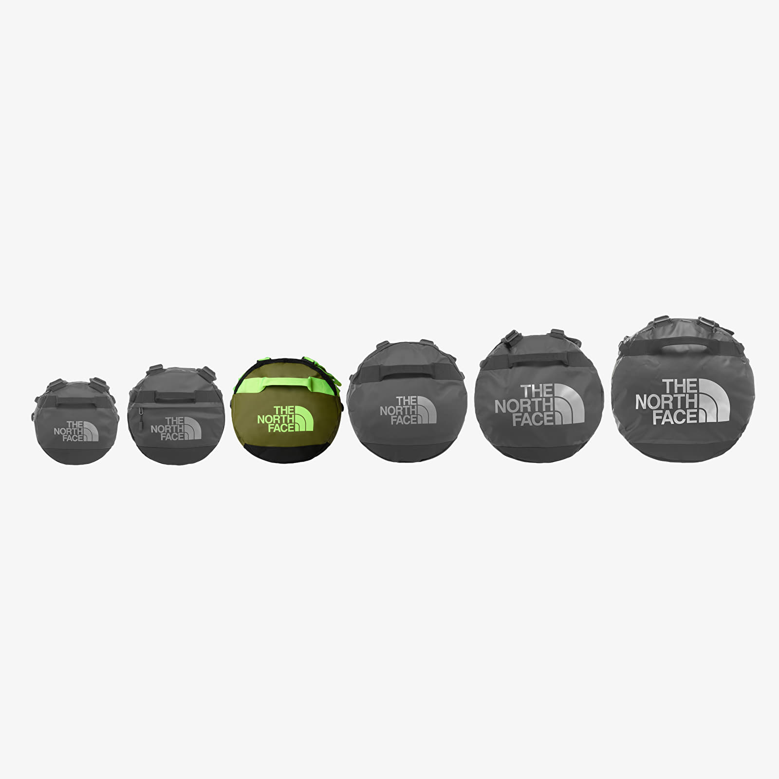 Duffle bag The North Face Base Camp Duffel - M Forest Olive/ Safety Green