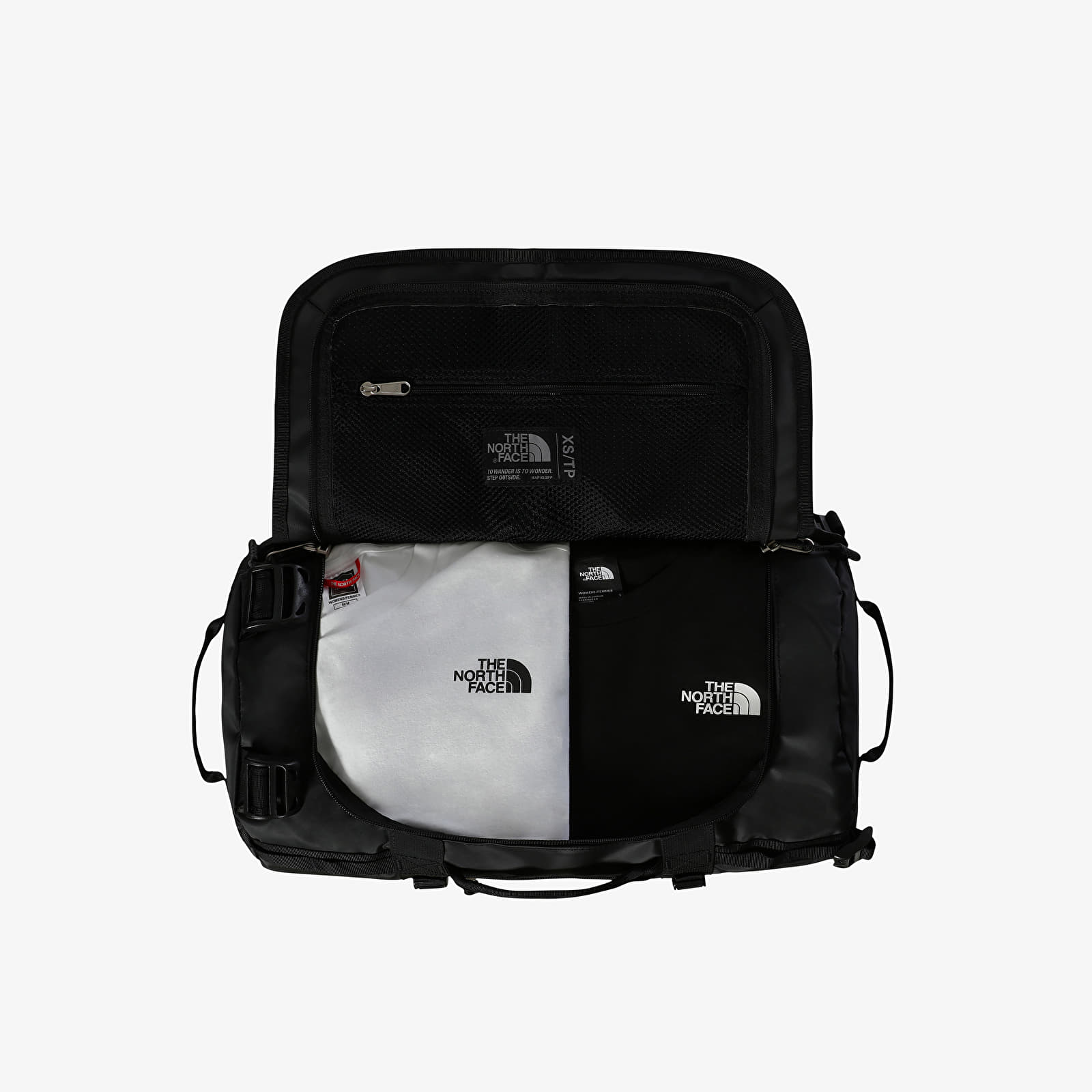 Duffelväska The North Face Base Camp Duffel - XS Tnf Black/ Tnf White/ Npf