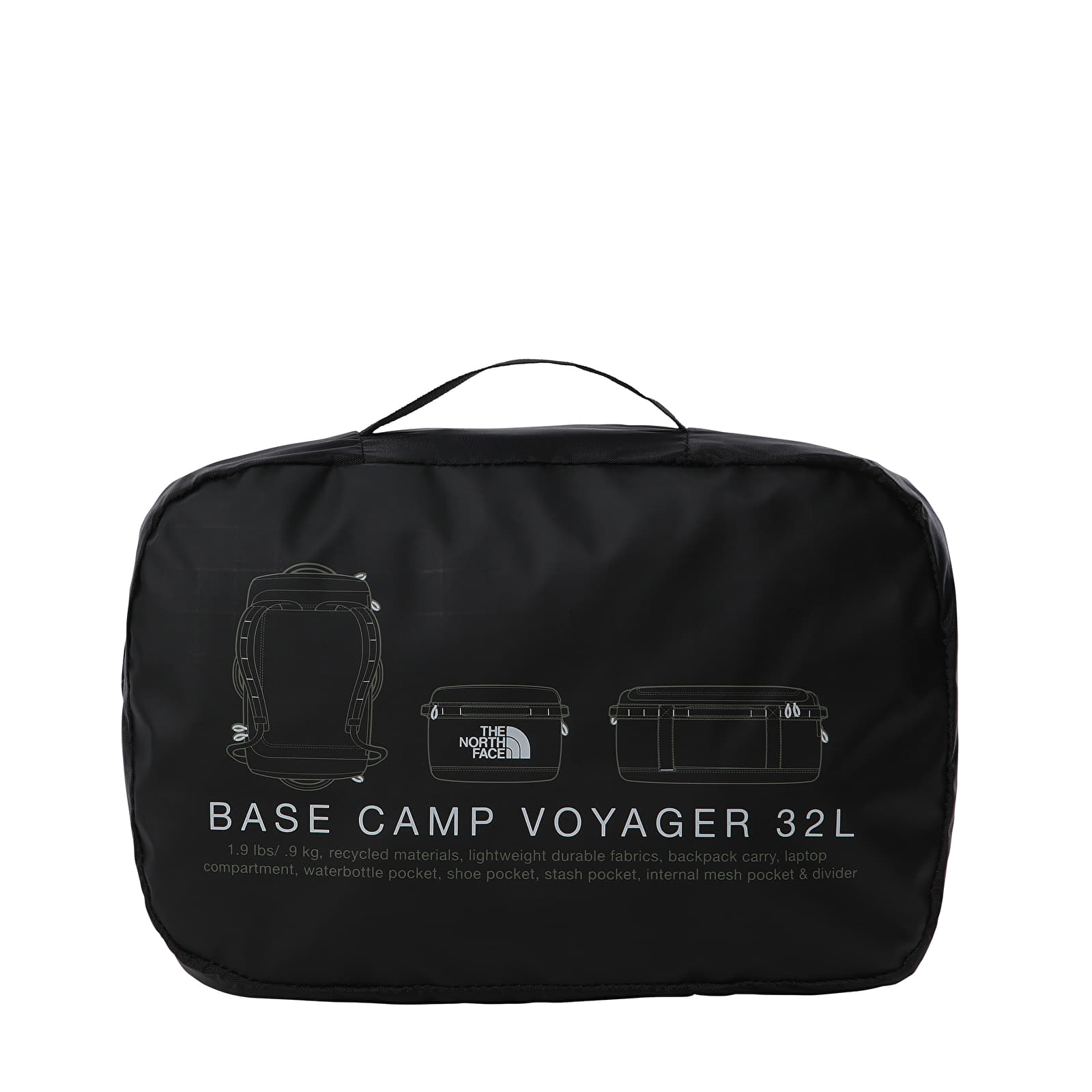Genți și rucsacuri - accesorii bărbați The North Face Base Camp Voyager Duffel 32L Tnf Black/ Tnf White/ Npf