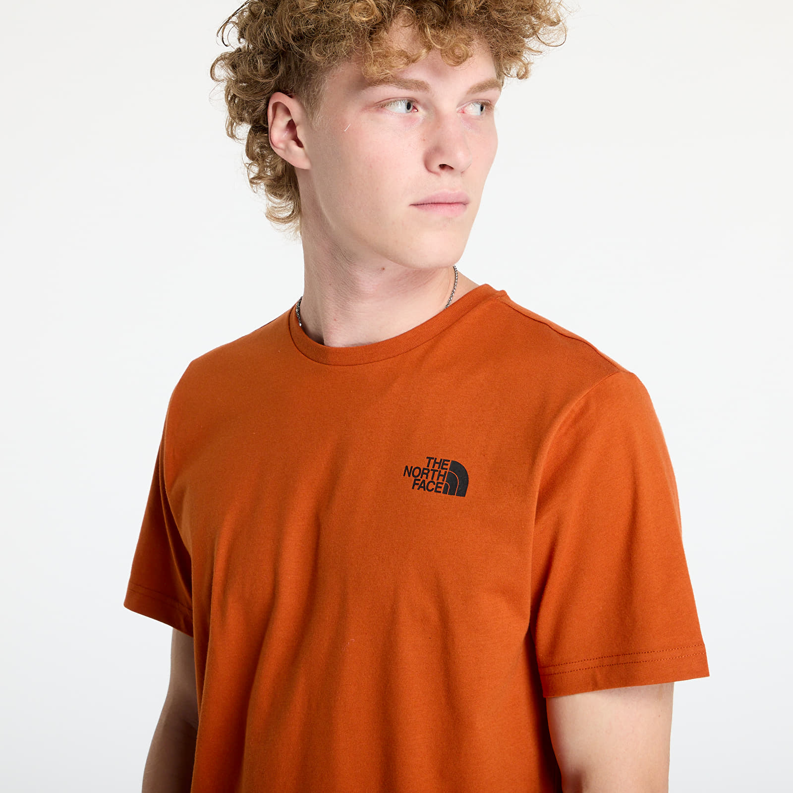 Men's T-shirts The North Face M S/S Box Nse Celebration Tee Earthen Copper