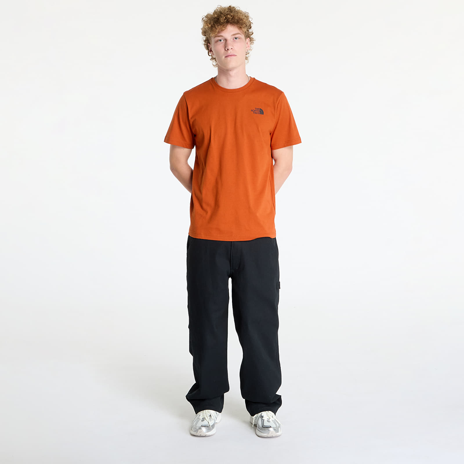 Men's T-shirts The North Face M S/S Box Nse Celebration Tee Earthen Copper