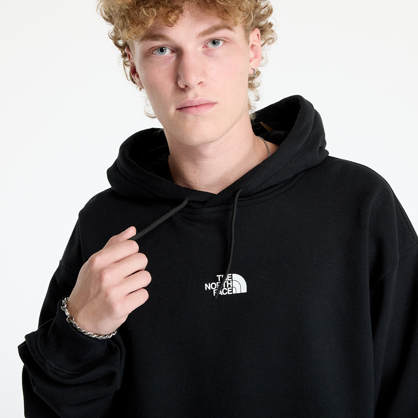 Muške dukserice The North Face Zumu Oversize Hoodie Tnf Black