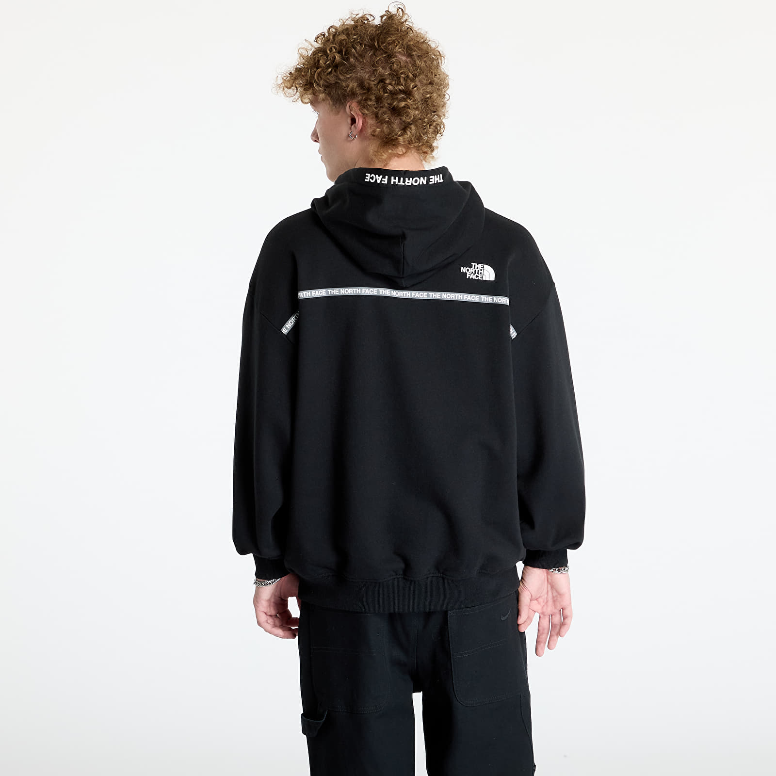 Muške dukserice The North Face Zumu Oversize Hoodie Tnf Black
