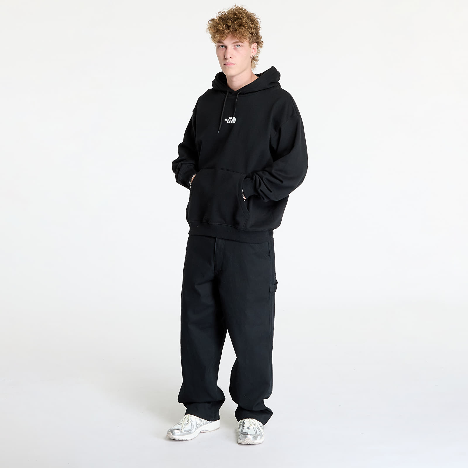 Muške dukserice The North Face Zumu Oversize Hoodie Tnf Black