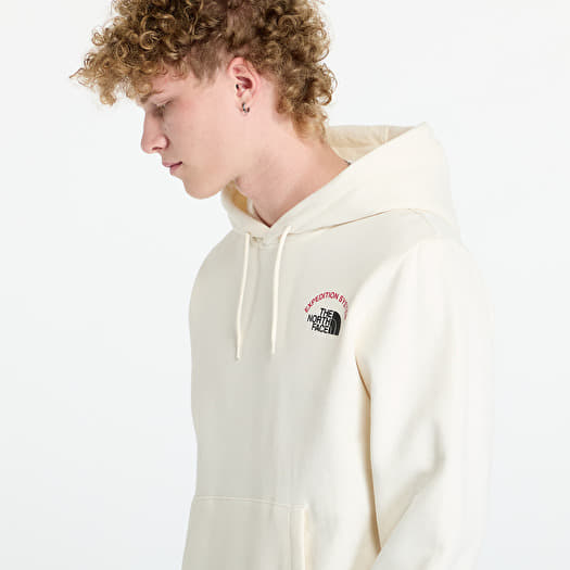 Men s sweatshirts The North Face Expedition System Graphic Hoodie White Dune Queens