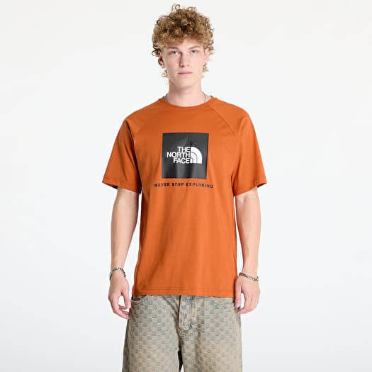 Tričko The North Face M S/S Raglan Redbox Tee Earthen Copper