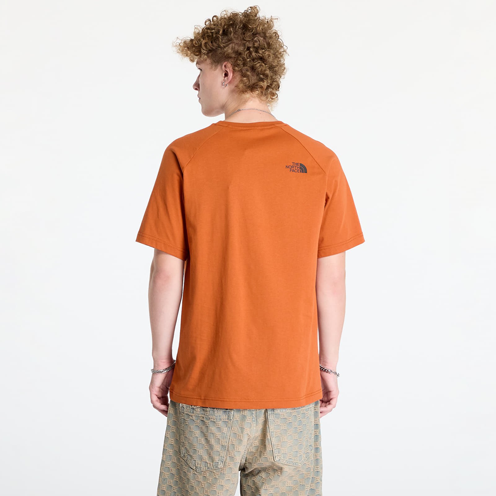 Camisetas hombre The North Face M S/S Raglan Redbox Tee Earthen Copper