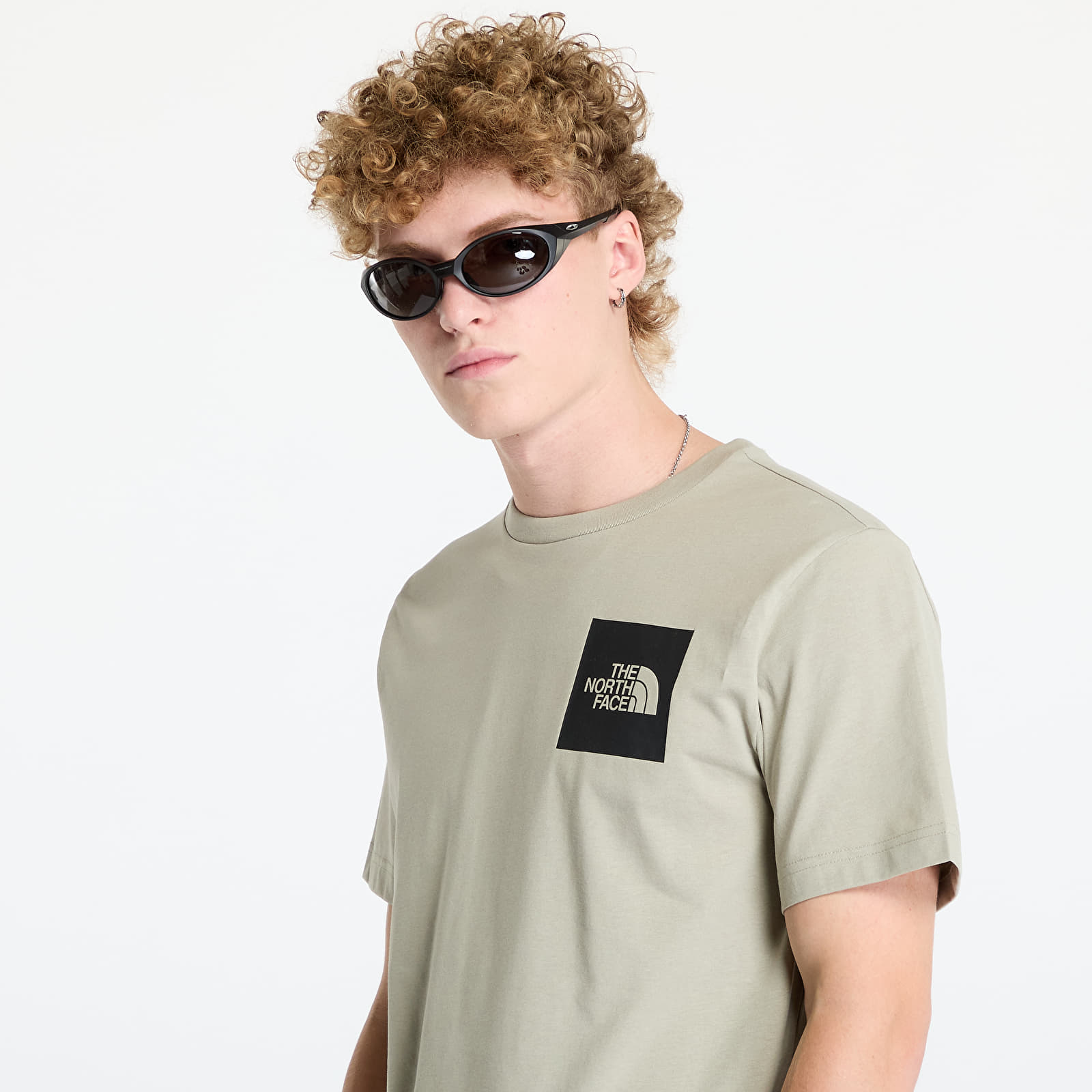 Pánská trička The North Face Short Sleeve Fine Tee Clay Grey