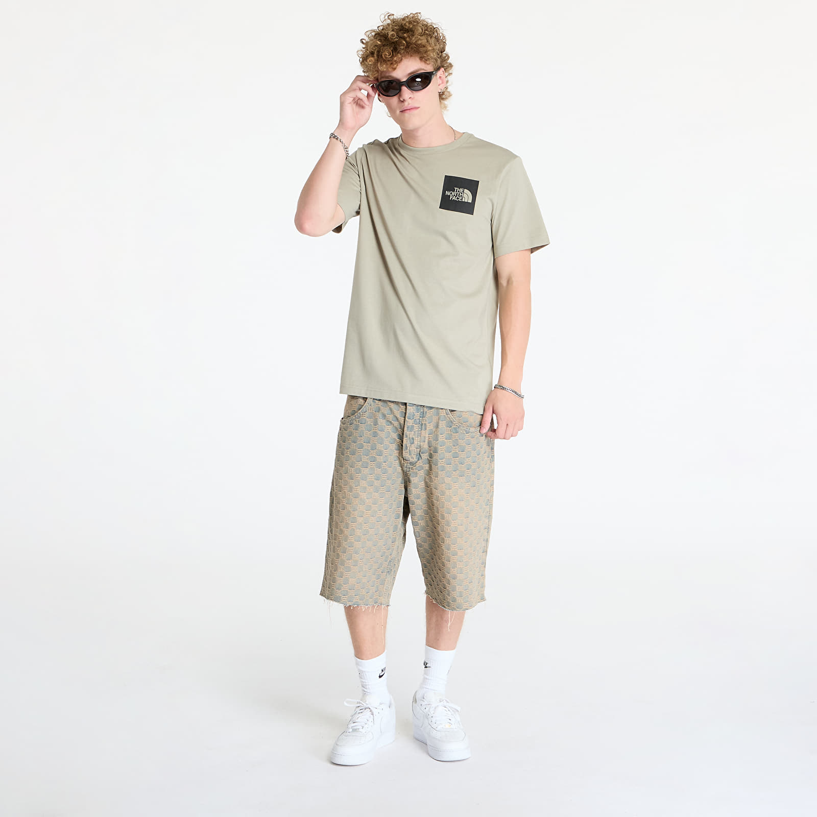 Pánská trička The North Face Short Sleeve Fine Tee Clay Grey