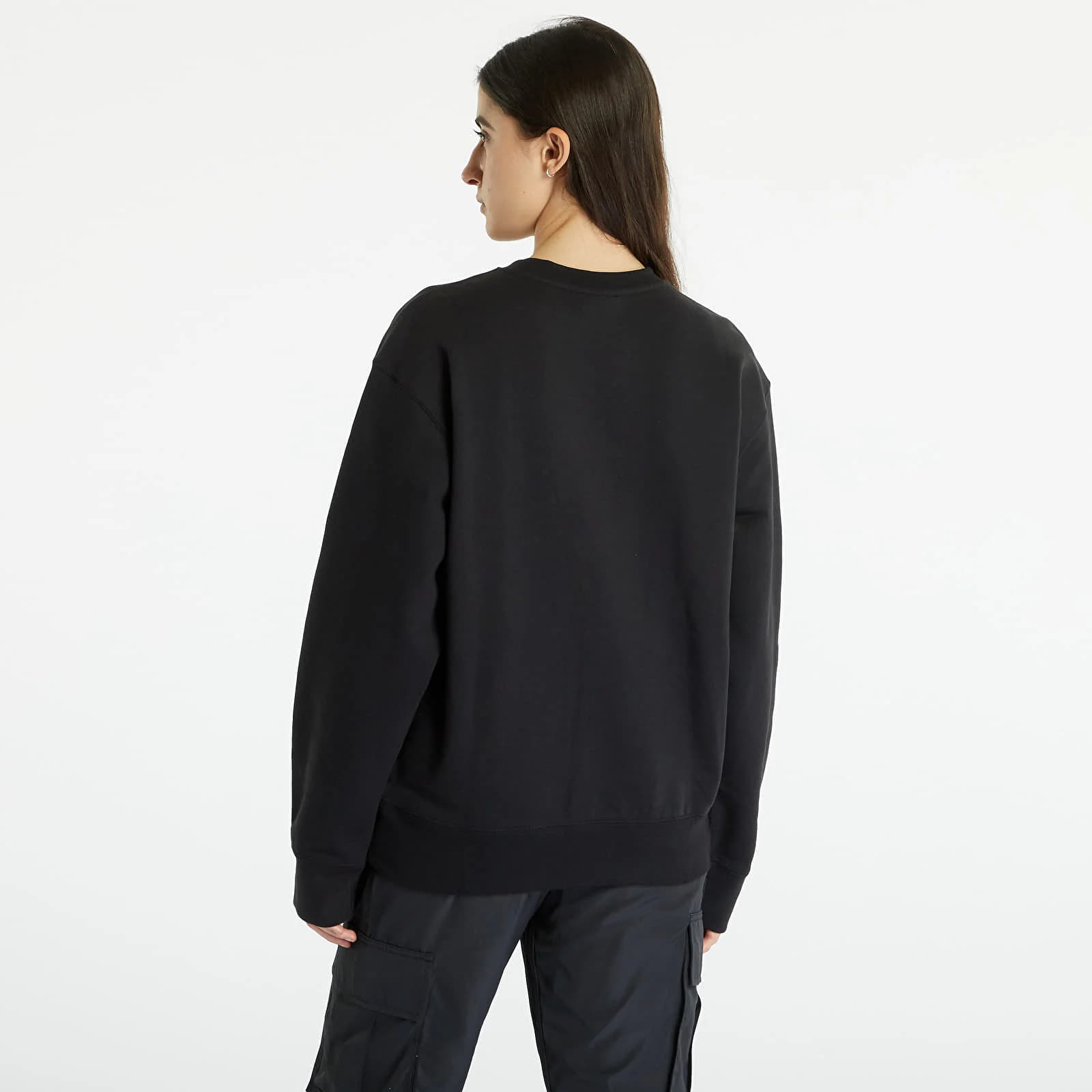 Mikiny adidas Premium Crewneck Black