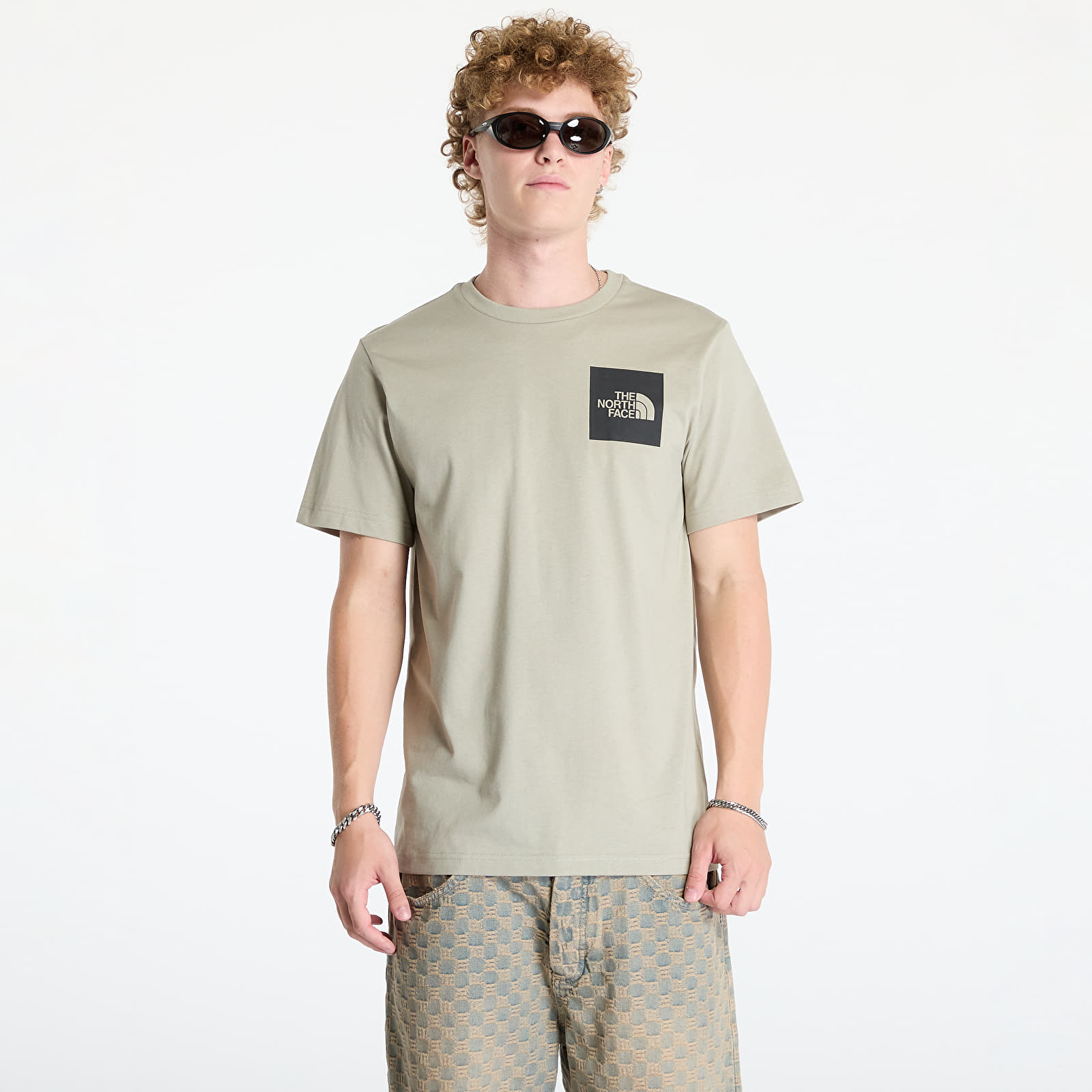 Pánská trička The North Face Short Sleeve Fine Tee Clay Grey