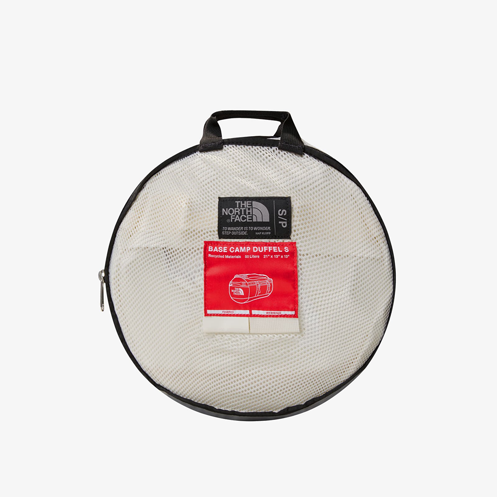 Duffle bag The North Face Base Camp Duffel - S White Dune/Tnf White