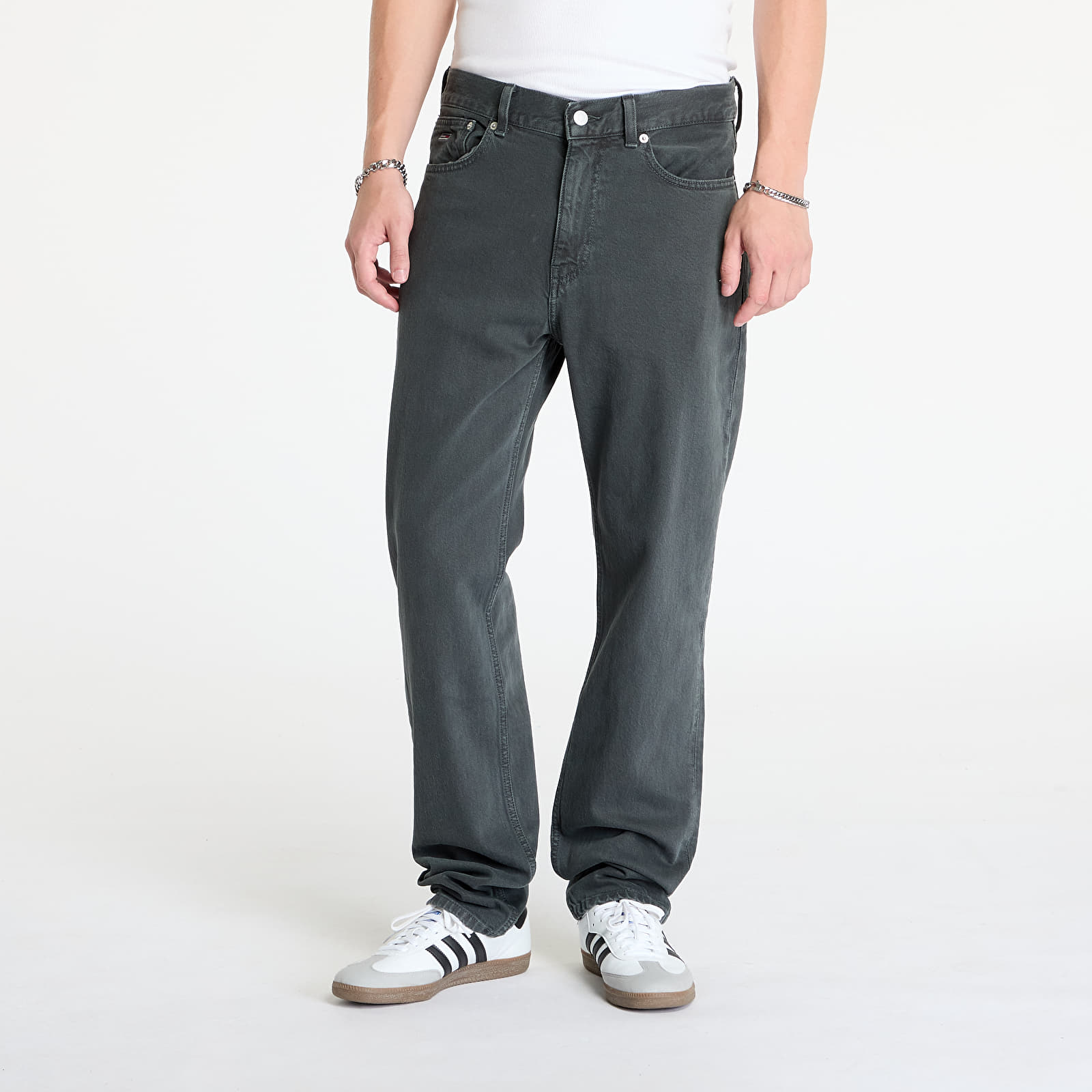 Men's jeans Tommy Jeans Ryan Regular Straight Pants Gray