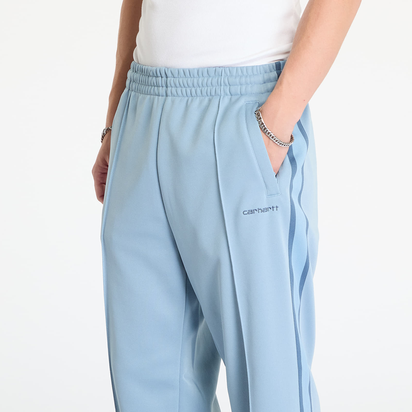Ανδρικές φόρμες Carhartt WIP Bolan Sweat Pant Dusty Ice/ Positano