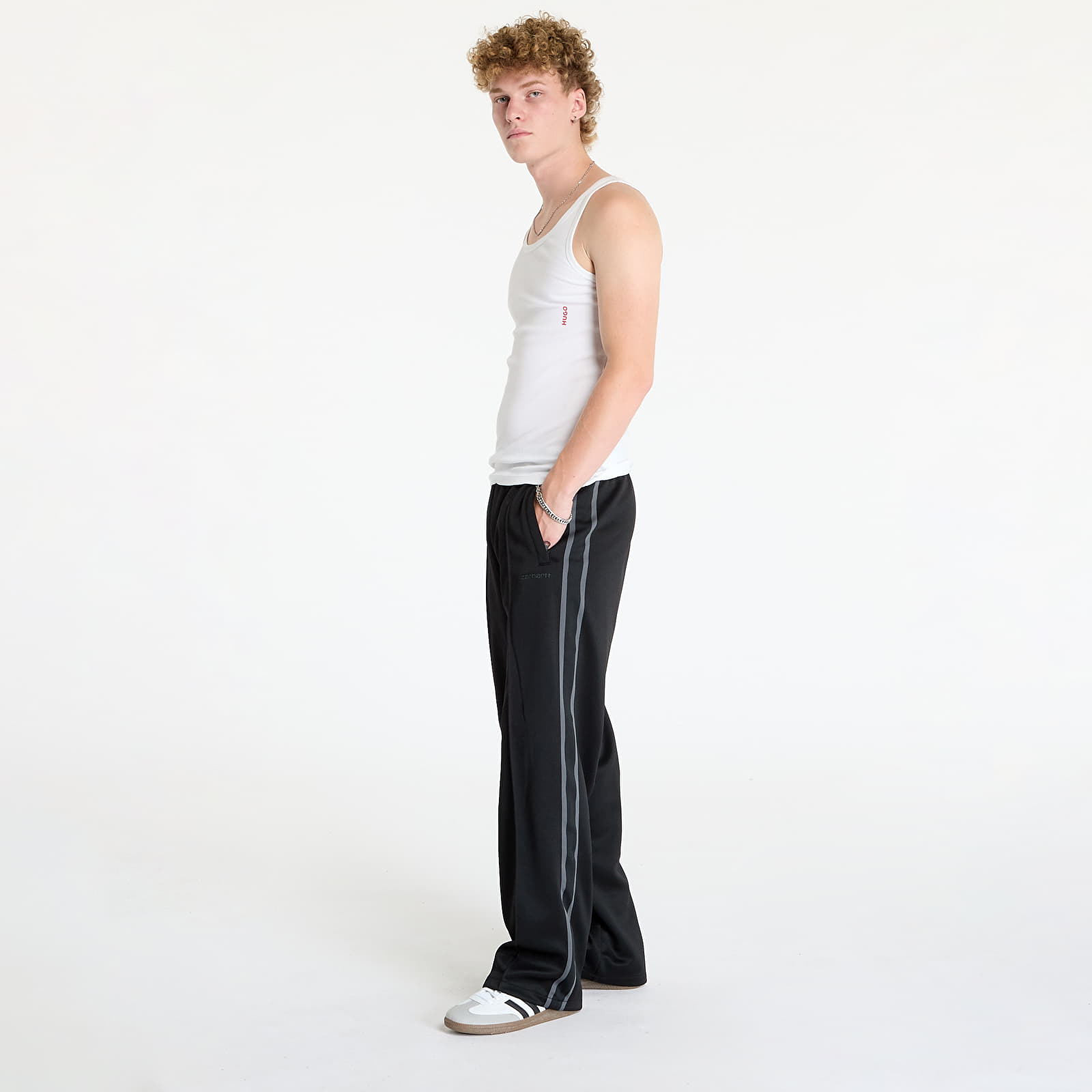 Vīriešu treniņbikses Carhartt WIP Bolan Sweat Pant Black/ Graphite