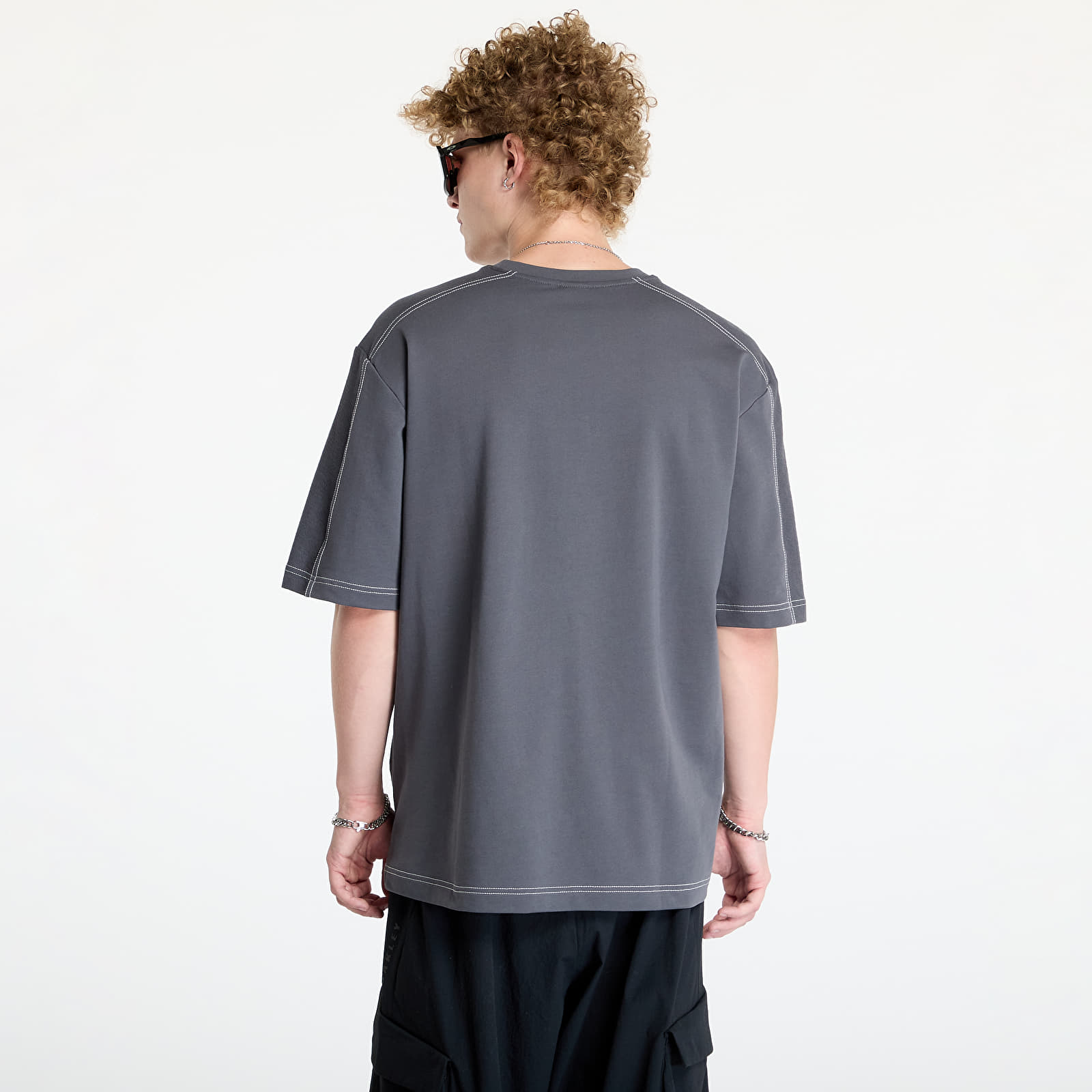 T-shirty męskie Oakley Dual French Terry Tee Uniform Grey