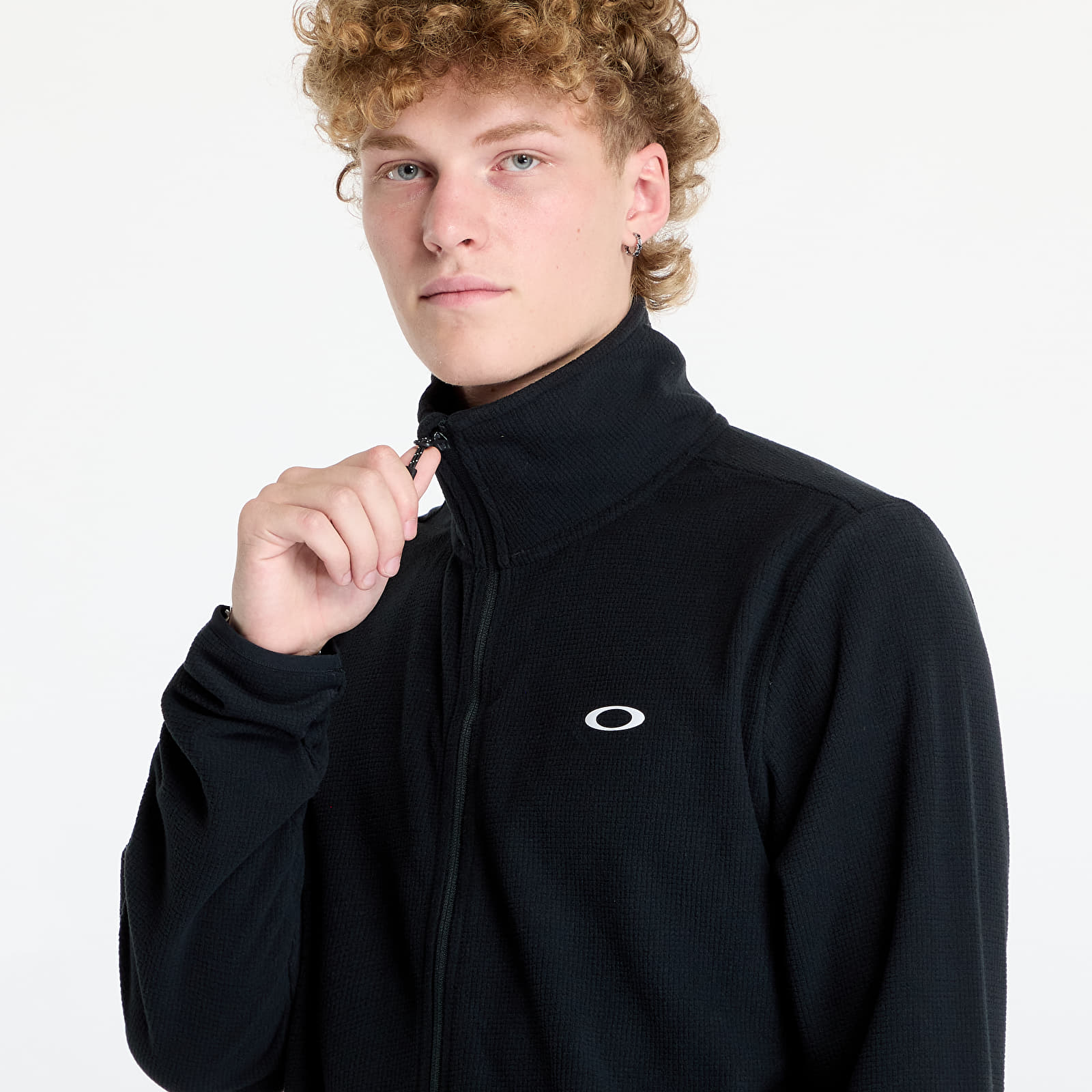 Men's sweatshirts Oakley Alpine Full Zip Sweatshirt Blackout