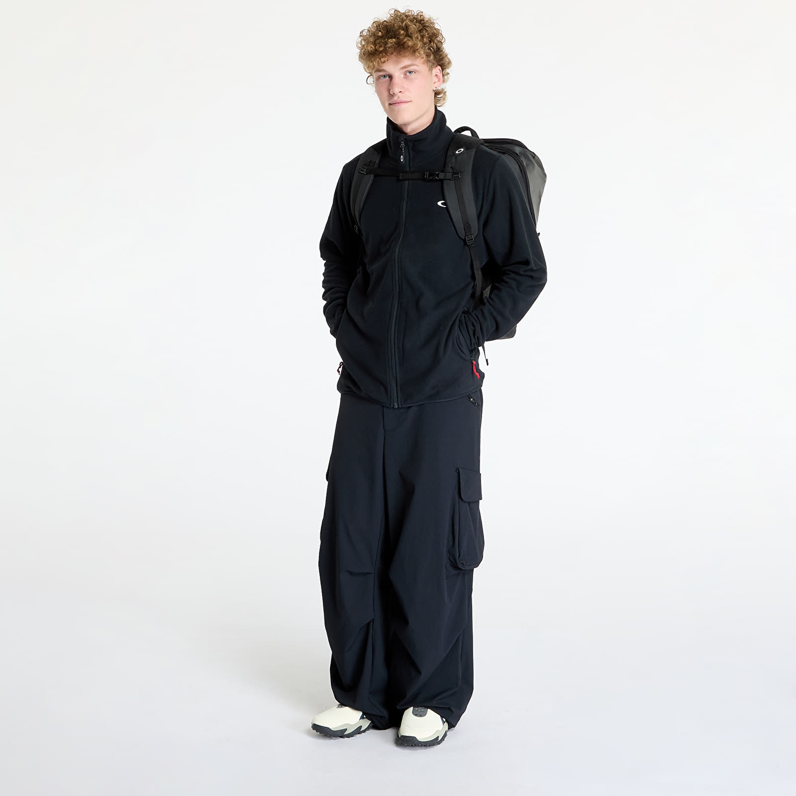Men's sweatshirts Oakley Alpine Full Zip Sweatshirt Blackout