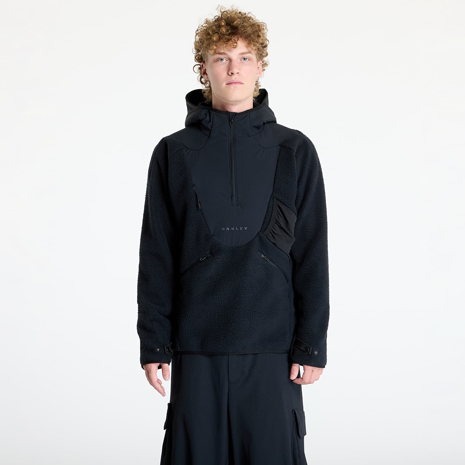 Men's sweatshirts Oakley Latitude Flex Sherpa Blackout