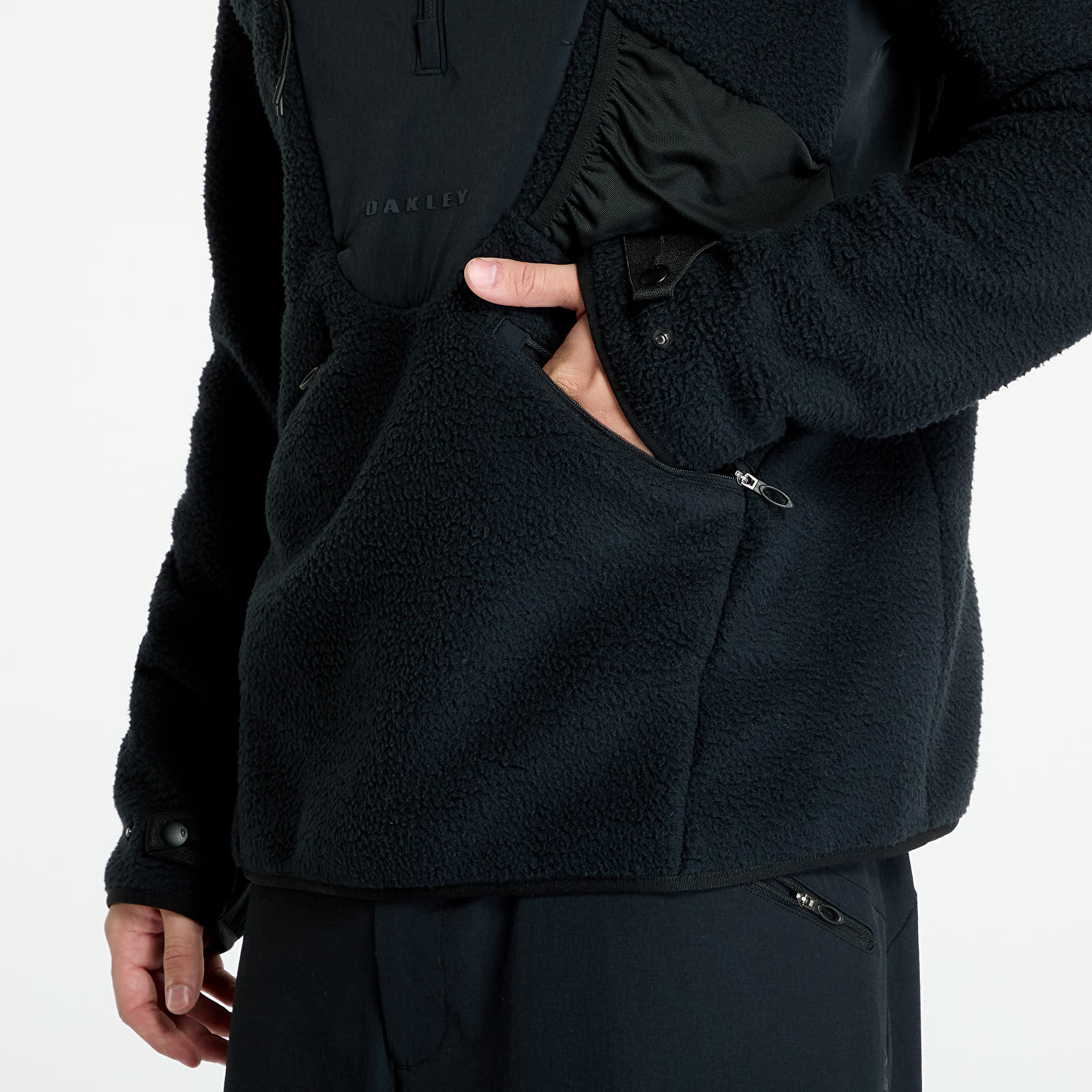 Men's sweatshirts Oakley Latitude Flex Sherpa Blackout