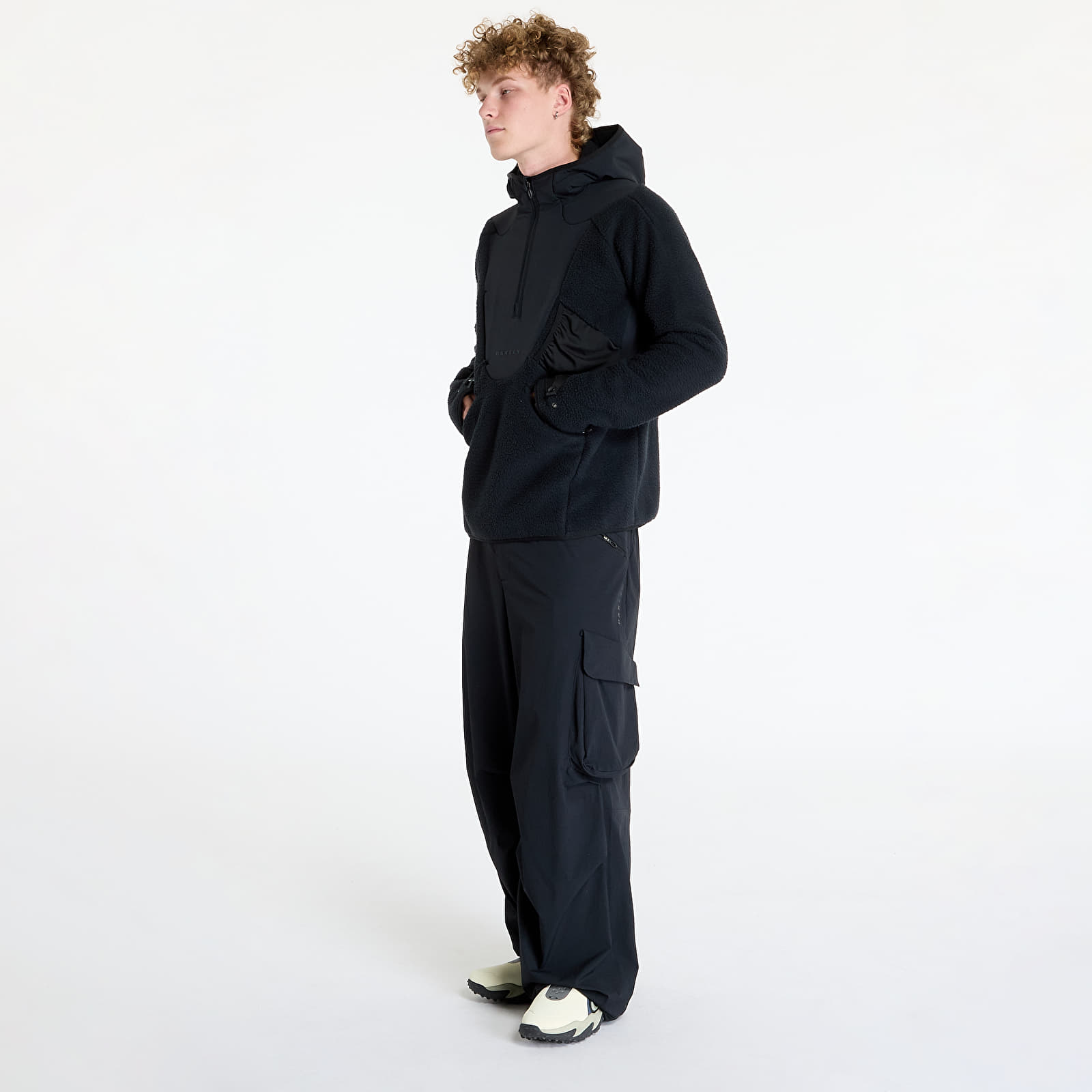 Men's sweatshirts Oakley Latitude Flex Sherpa Blackout